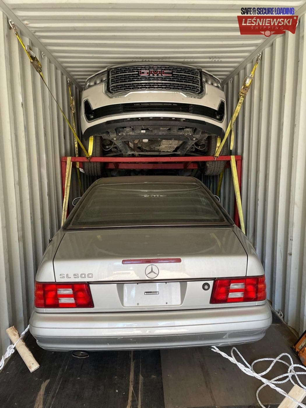 Double-deck car loading by Leśniewski Shipping