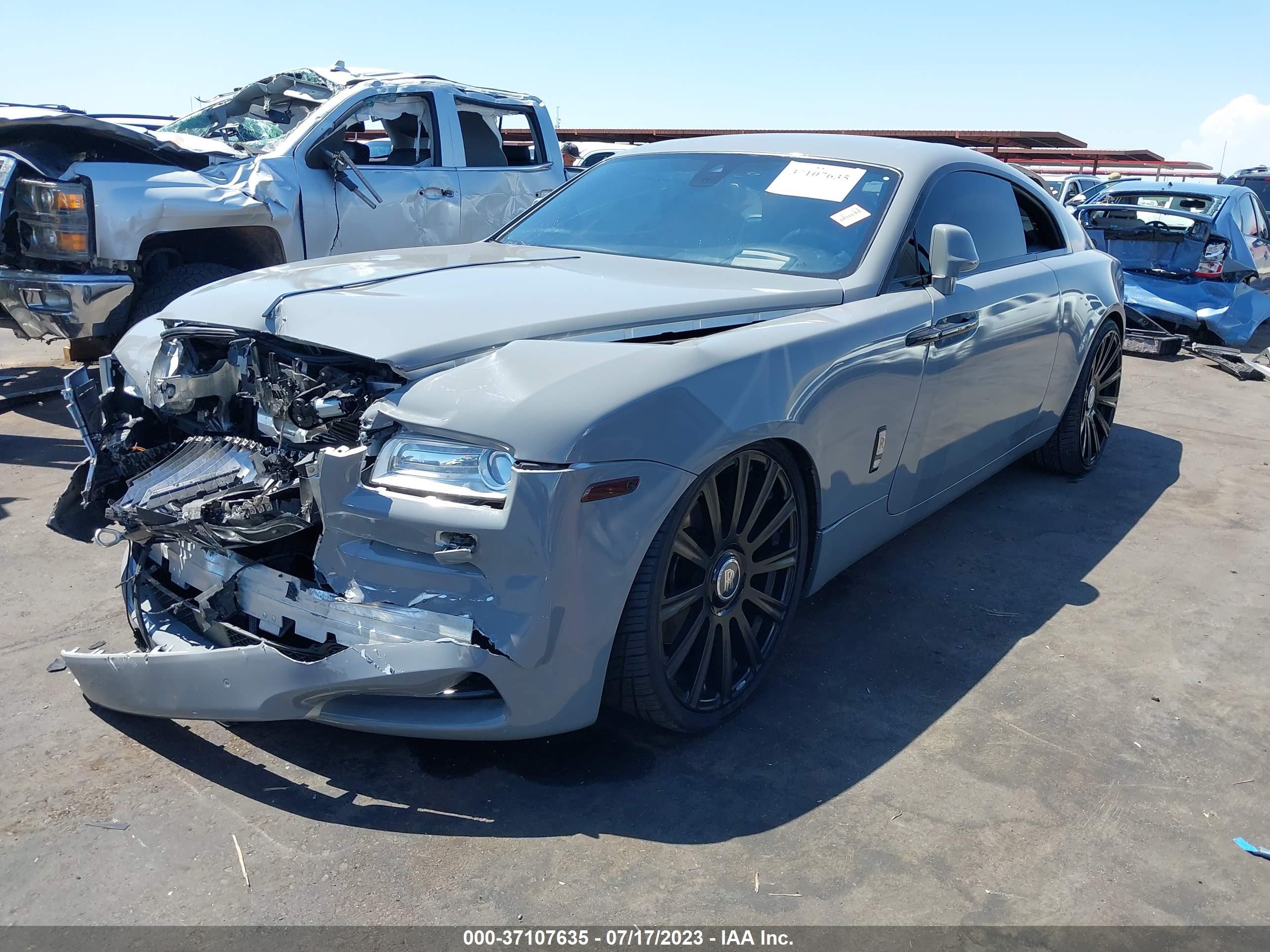 2015 Rolls-Royce Wraith VIN SCA665C50FUX85237 IAAI salvage auction — Front End, Salvage, sold $55,525 on 2024-09-03 (photo 2)