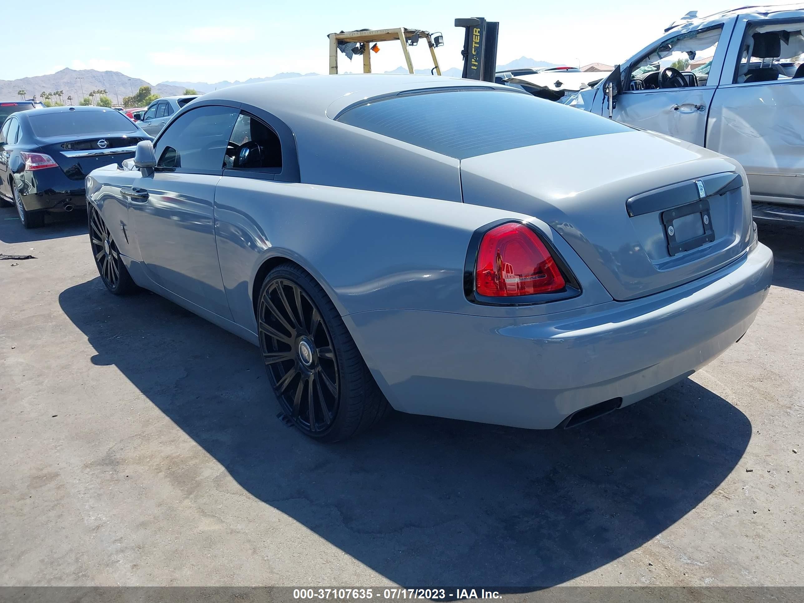 2015 Rolls-Royce Wraith VIN SCA665C50FUX85237 IAAI salvage auction — Front End, Salvage, sold $55,525 on 2024-09-03 (photo 3)