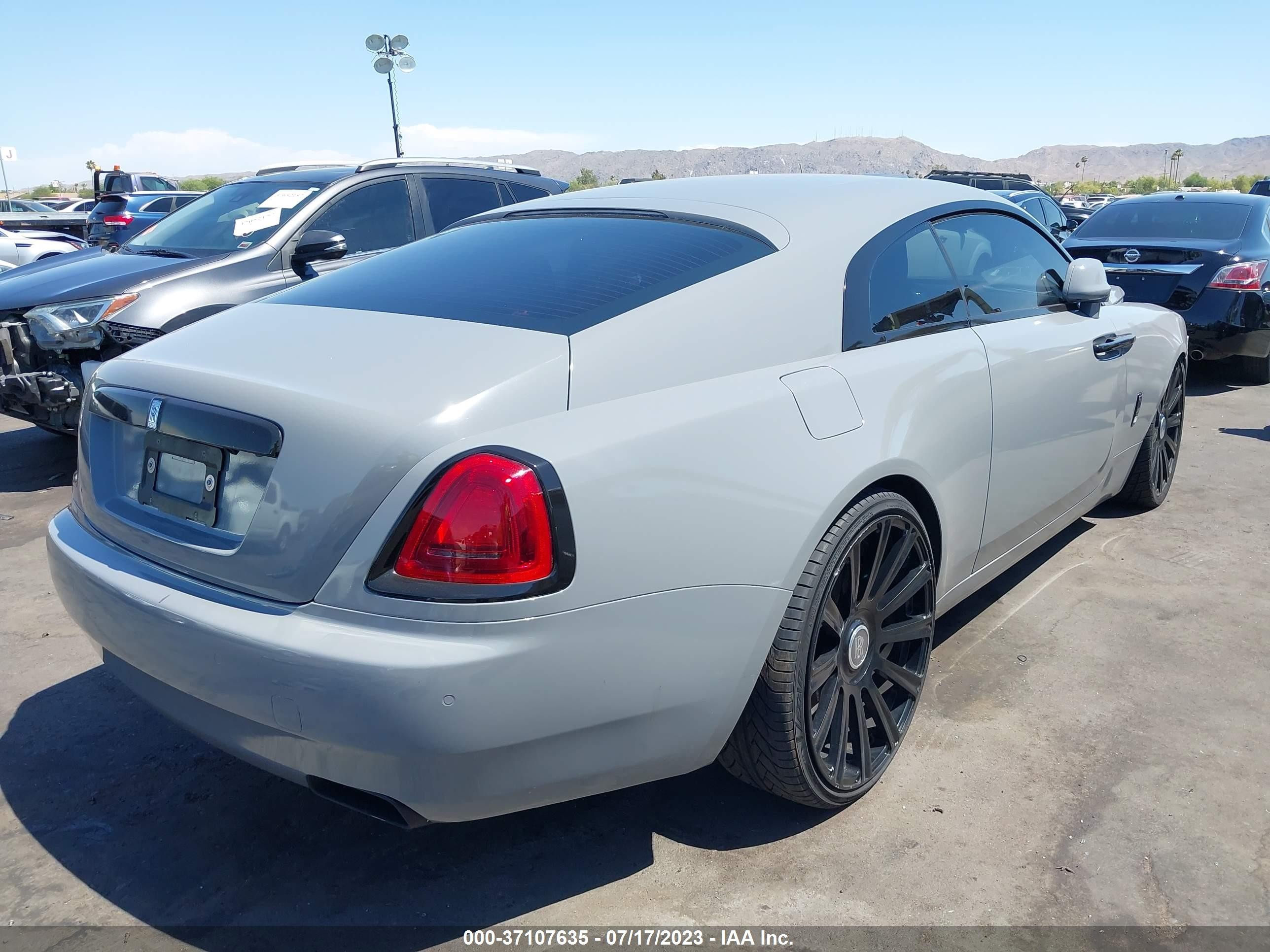 2015 Rolls-Royce Wraith VIN SCA665C50FUX85237 IAAI salvage auction — Front End, Salvage, sold $55,525 on 2024-09-03 (photo 4)