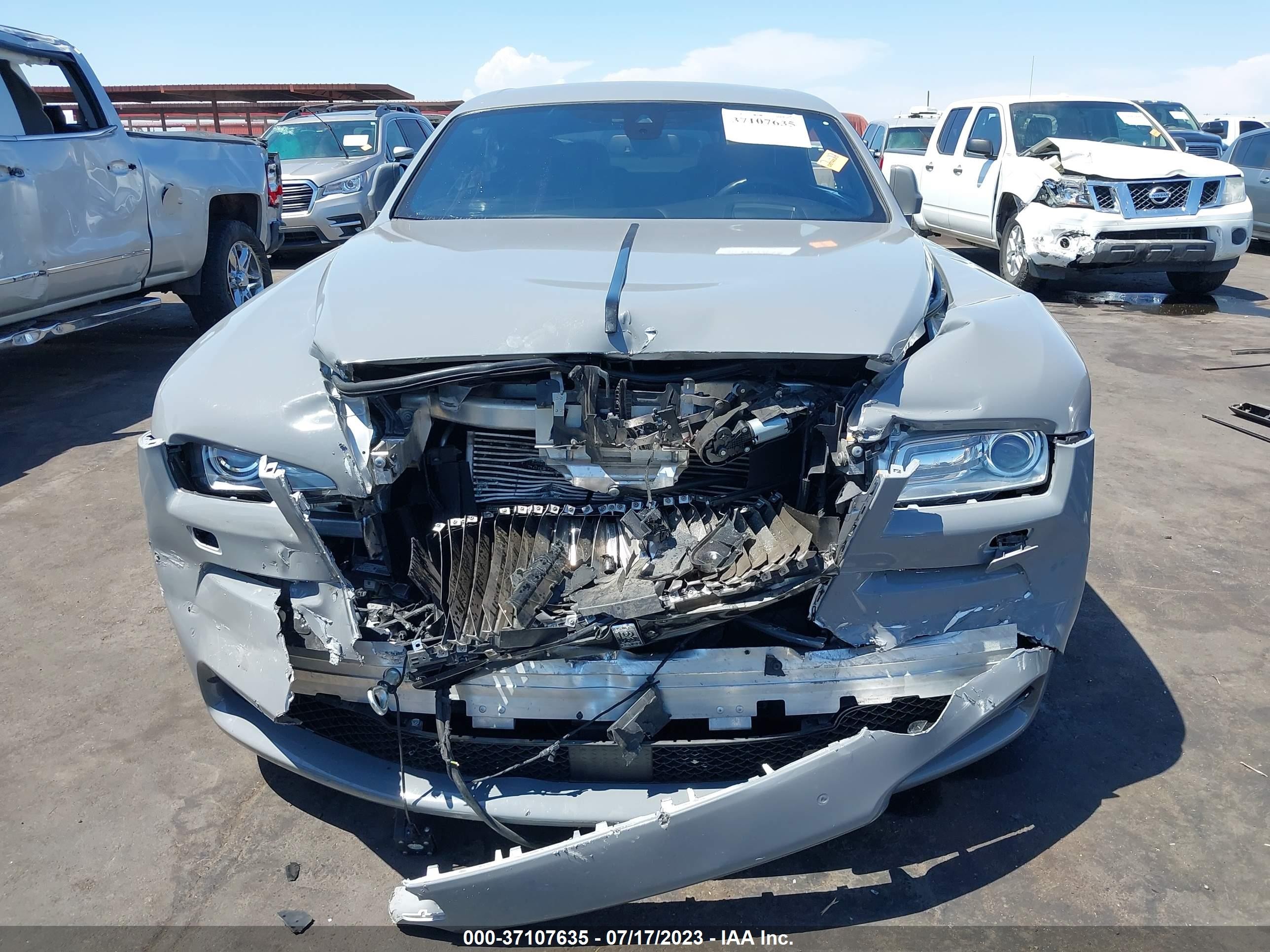 2015 Rolls-Royce Wraith VIN SCA665C50FUX85237 IAAI salvage auction — Front End, Salvage, sold $55,525 on 2024-09-03 (photo 6)