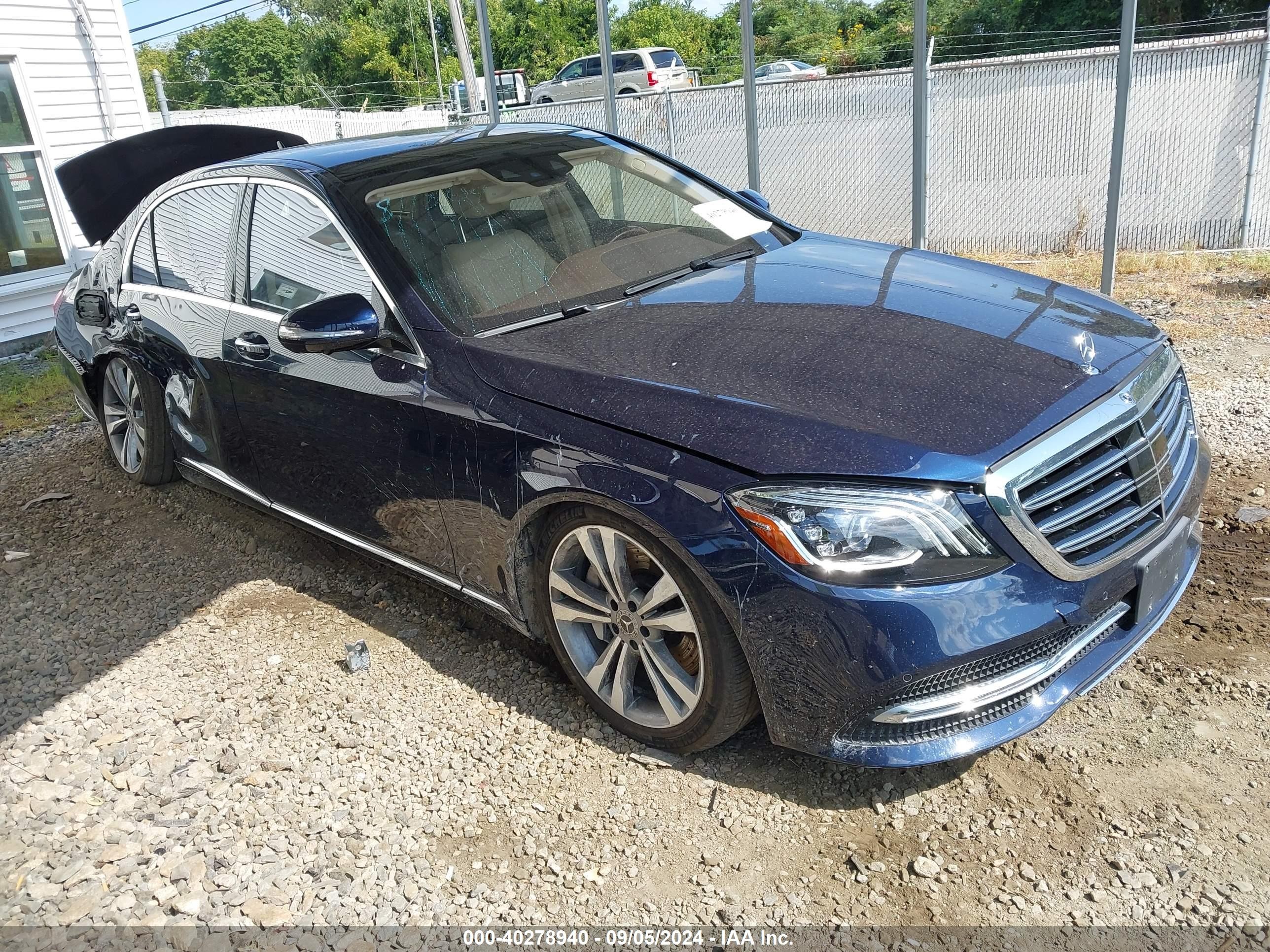2019 Mercedes-Benz S-Class VIN WDDUG8GB7KA441064 — IAAI salvage auction photo
