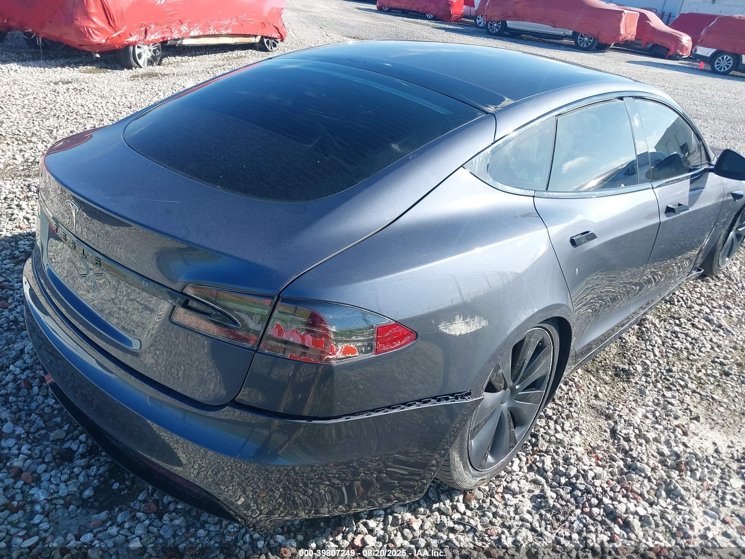 2021 Tesla Model s VIN 5YJSA1E57MF430387 IAAI salvage auction — Front End, Rebuildable (Florida), sold $11,500 on 2026-09-14 (photo 4)