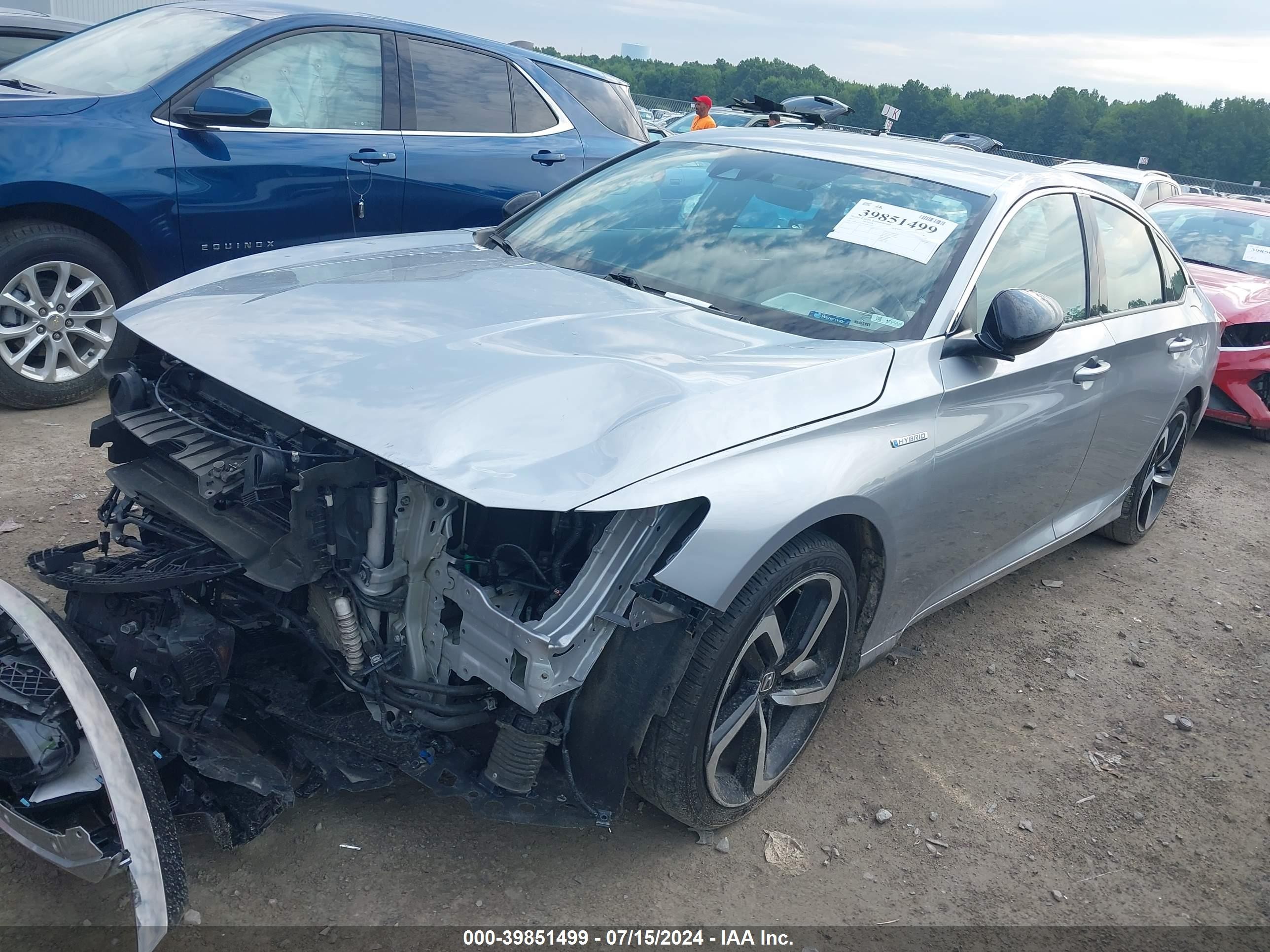 2022 Honda Accord VIN 1HGCV3F20NA027792 IAAI salvage auction — Front End, Salvage (Ohio), sold $4,450 on 2026-07-07 (photo 2)