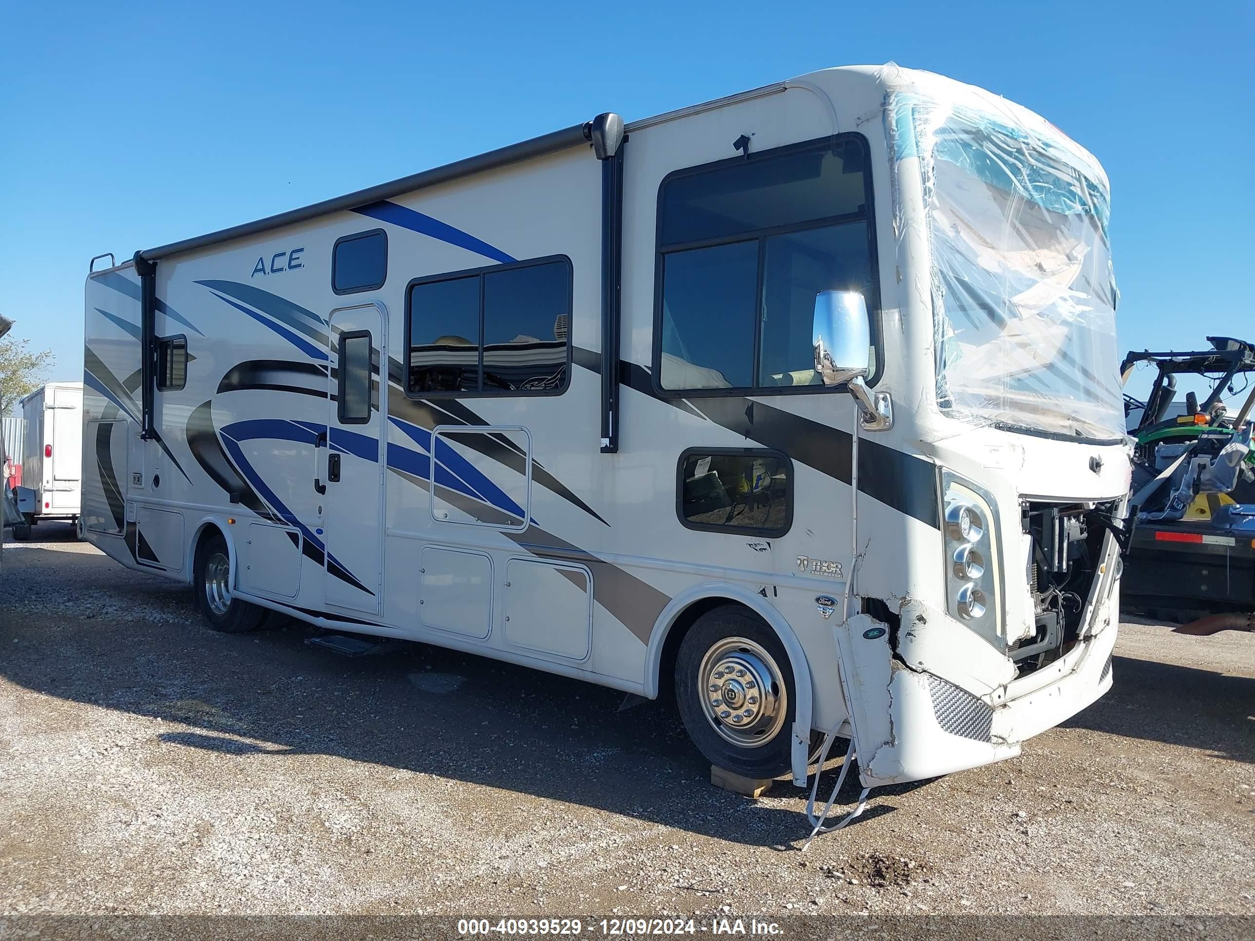 2022 Ford VIN 1F65F5DN5N0A18916 IAAI salvage auction — Front End, Salvage Title (Texas), sold $5,950 on 2025-06-04 (photo 1)