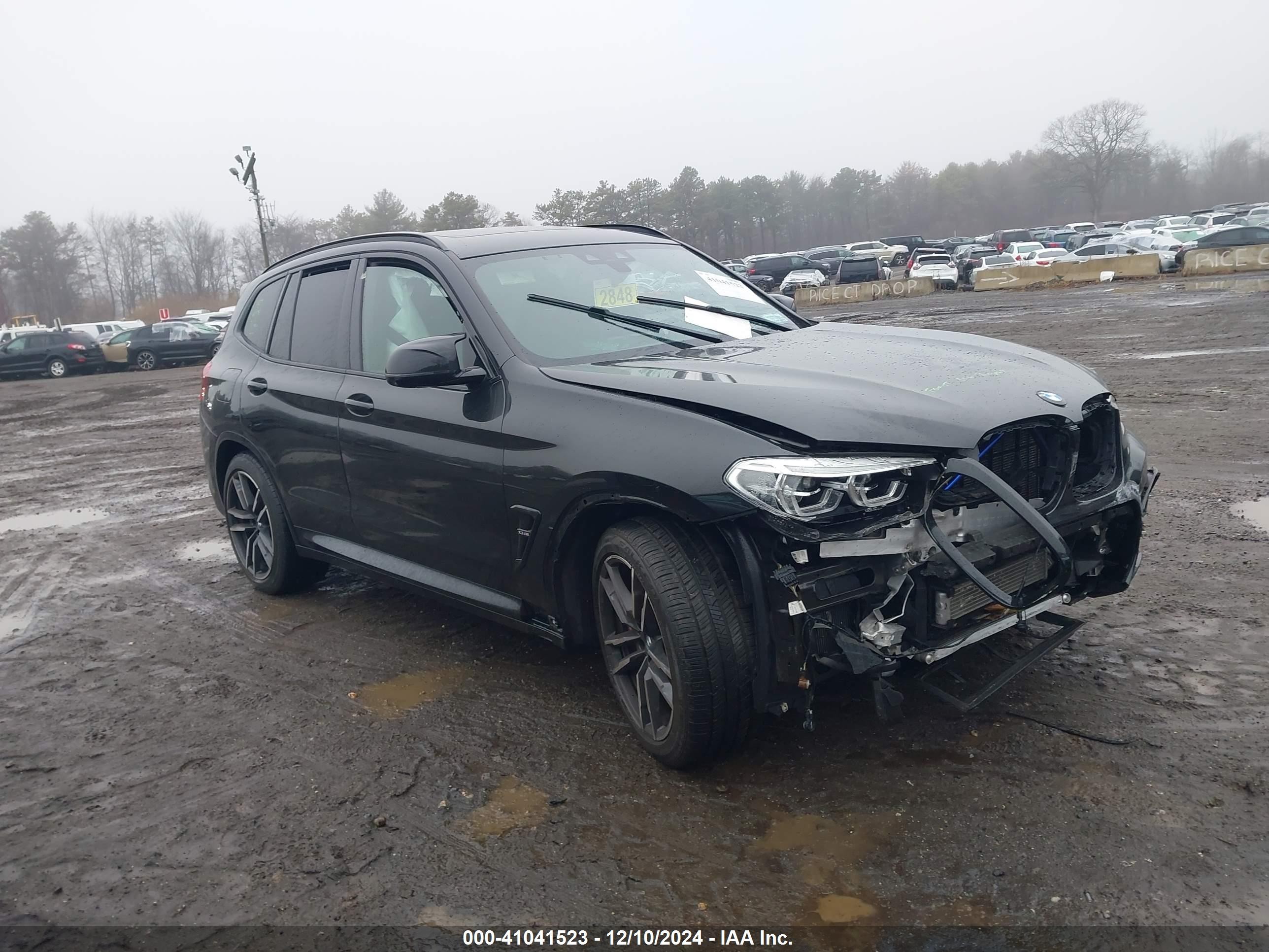 2021 BMW X3 M VIN 5YMTS0C00M9F23971 — IAAI salvage auction photo