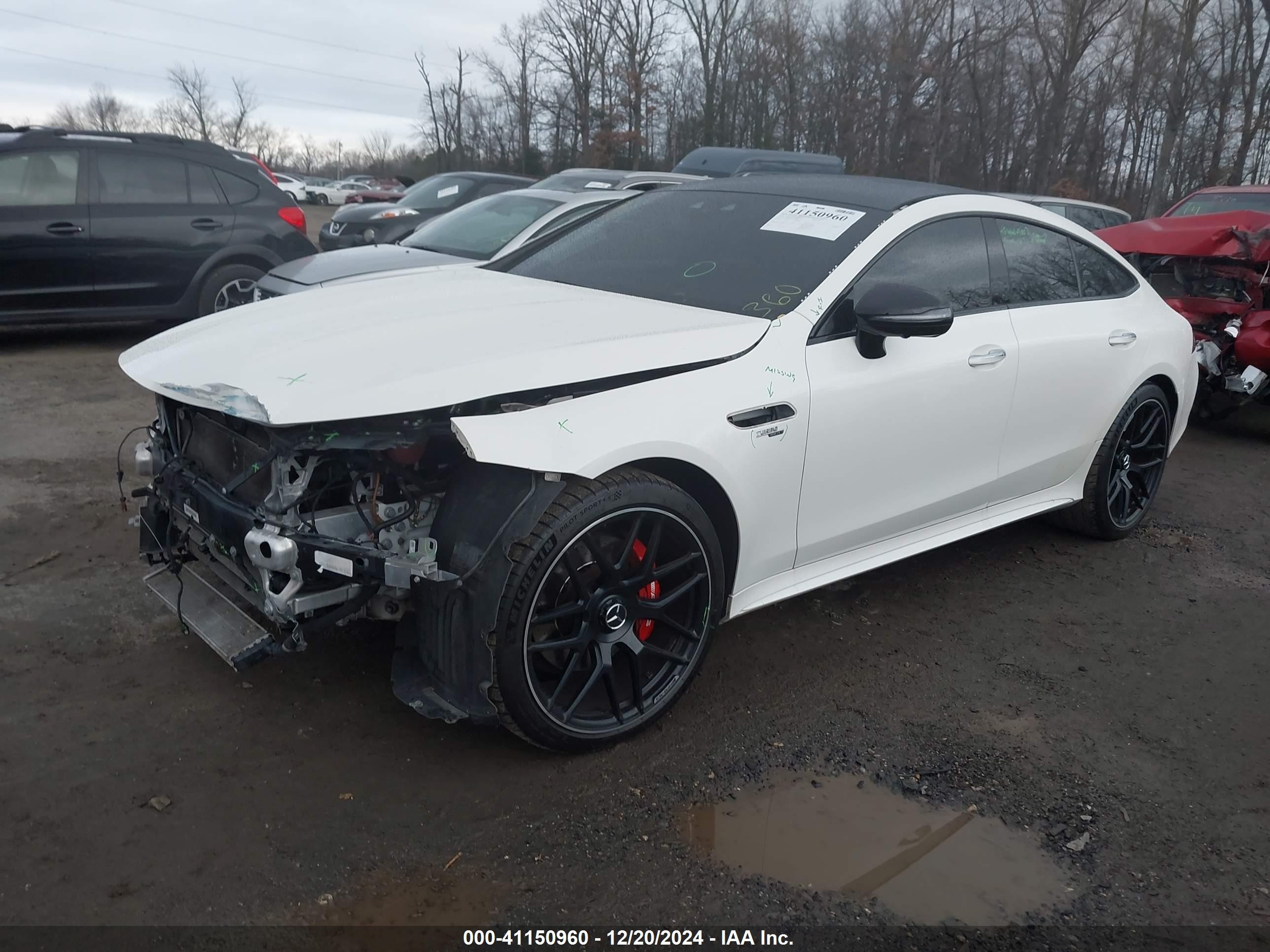 2021 Mercedes-benz Amg gt 43 4-door coupe VIN W1K7X5KB3MA037006 IAAI salvage auction — Front End, Salvage - 75% Or Less (Maryland), sold $26,500 on 2026-08-12 (photo 2)