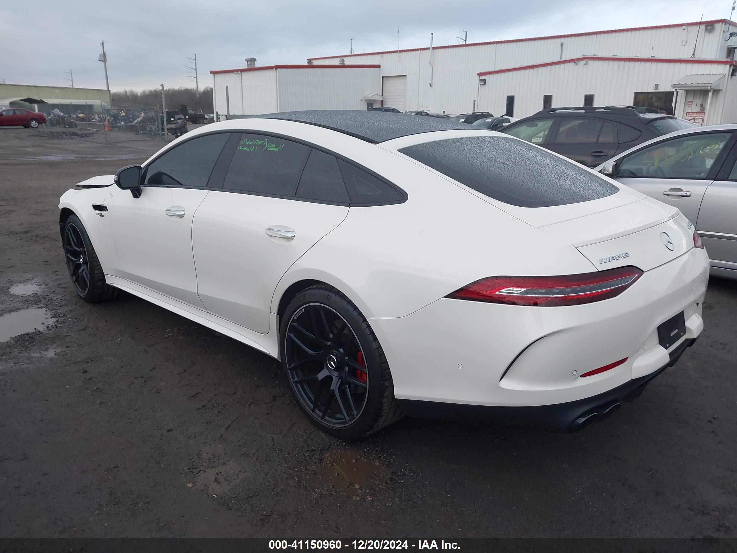 2021 Mercedes-benz Amg gt 43 4-door coupe VIN W1K7X5KB3MA037006 IAAI salvage auction — Front End, Salvage - 75% Or Less (Maryland), sold $26,500 on 2026-08-12 (photo 3)