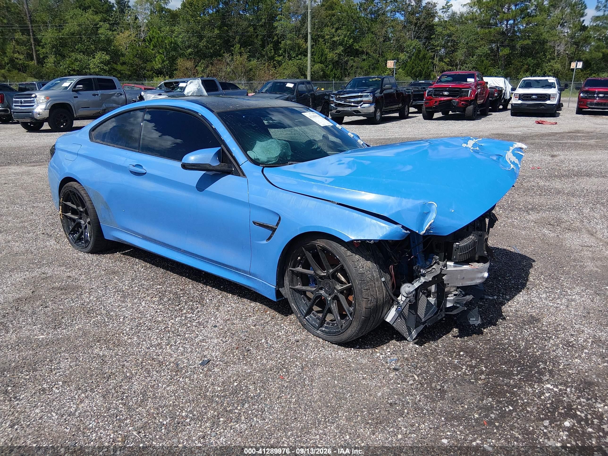 2016 BMW M4 VIN WBS3R9C58GK336999 — IAAI salvage auction photo