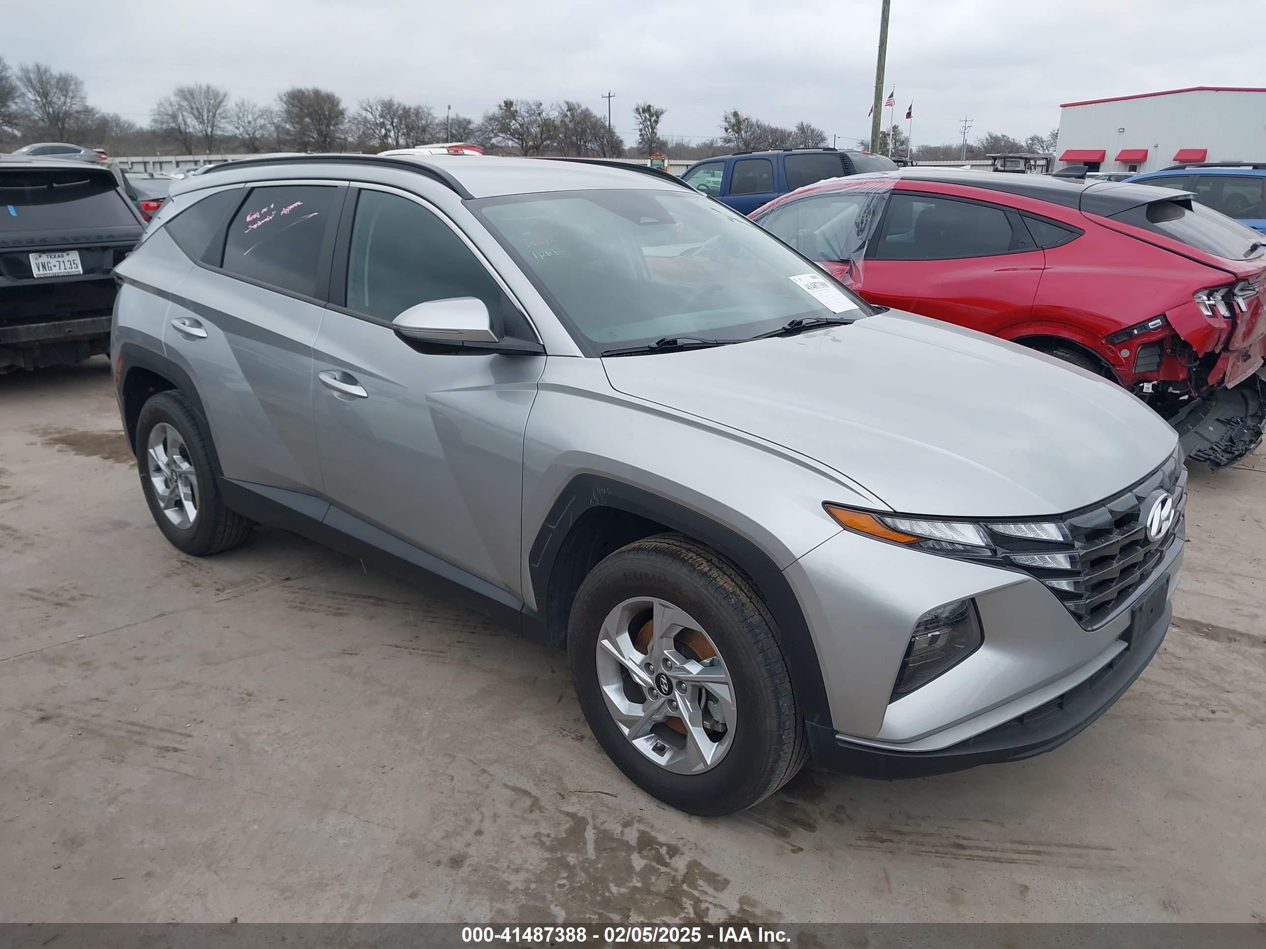 2023 Hyundai Tucson VIN 5NMJBCAE3PH216526 COPART salvage auction — Rear End, Salvage Title (Texas), sold $13,300 on 2025-08-21 (photo 1)