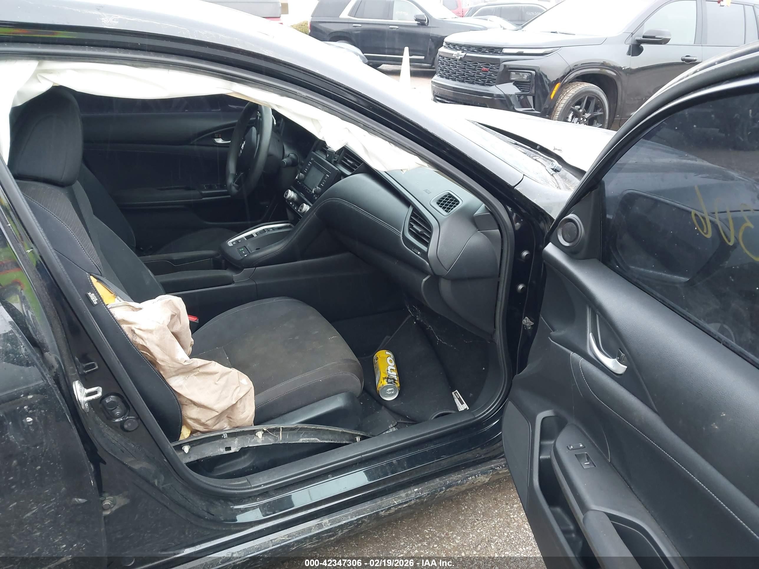 2019 Honda Insight VIN 19XZE4F10KE003376 IAAI salvage auction — Rear End, Salvage (Indiana), sold $825 on 2026-07-10 (photo 5)