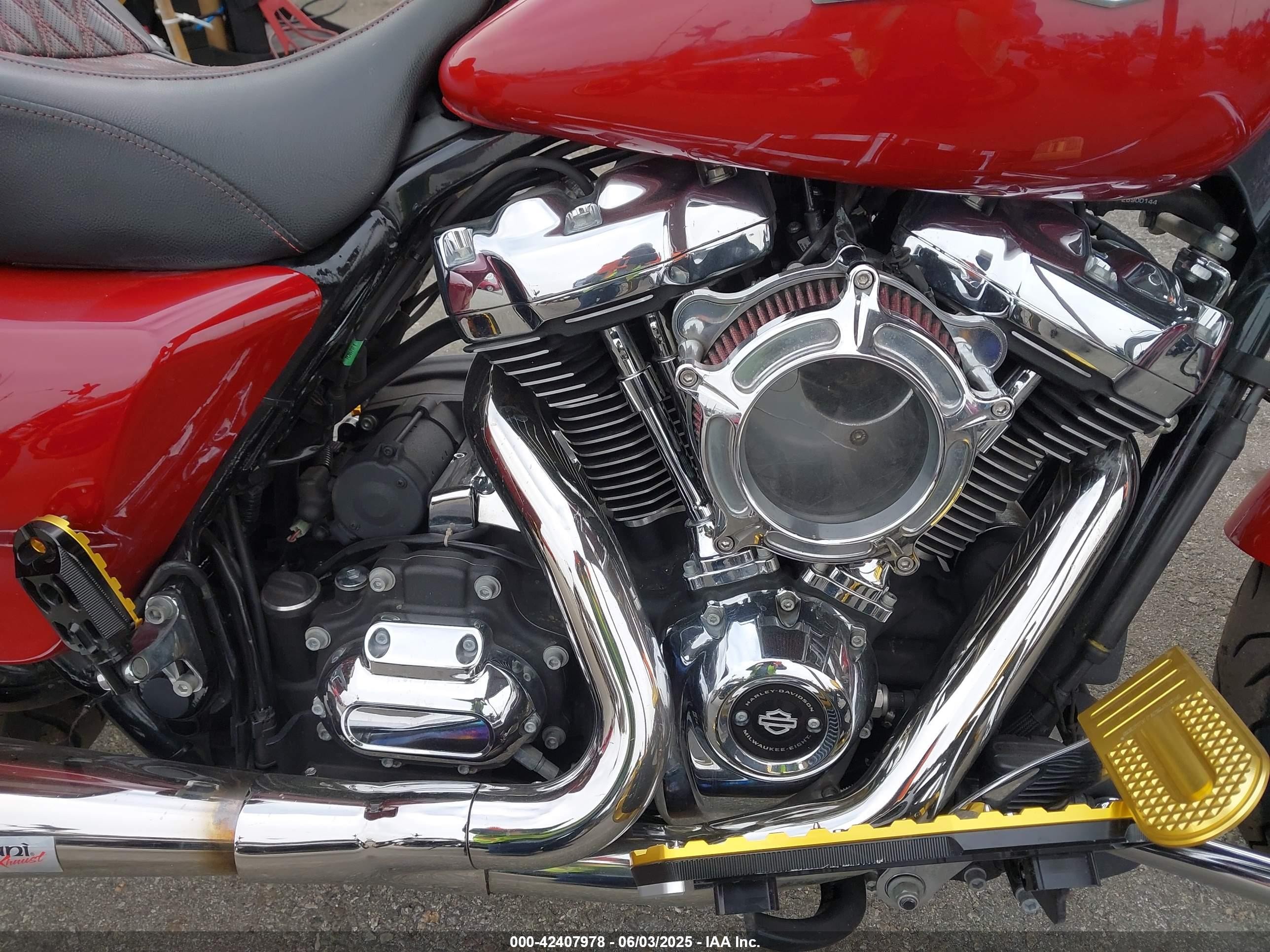 2021 Harley-davidson Flhx VIN 1HD1KBC24MB639918 IAAI salvage auction — Front End, Salvage Certificate (California), sold $4,250 on 2025-07-23 (photo 8)