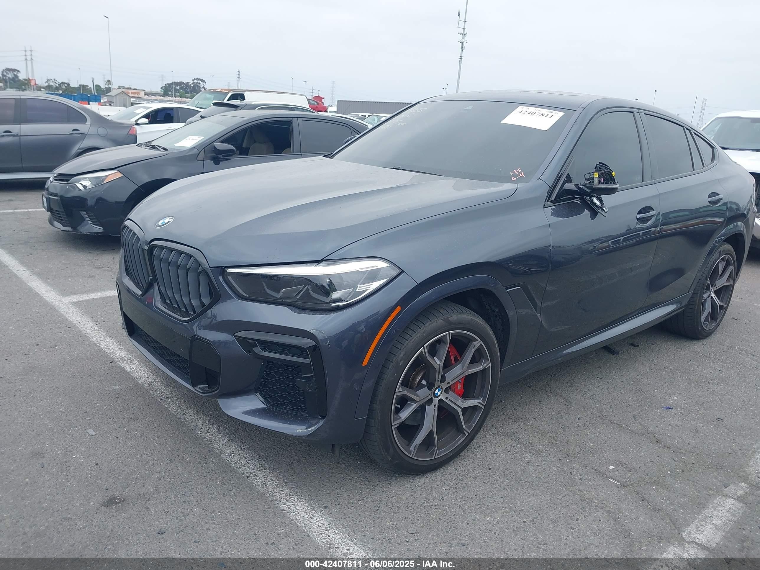 2022 BMW X6 VIN 5UXCY6C07N9K65441 IAAI salvage auction — Theft, Salvage (California), sold $28,900 on 2026-06-29 (photo 2)