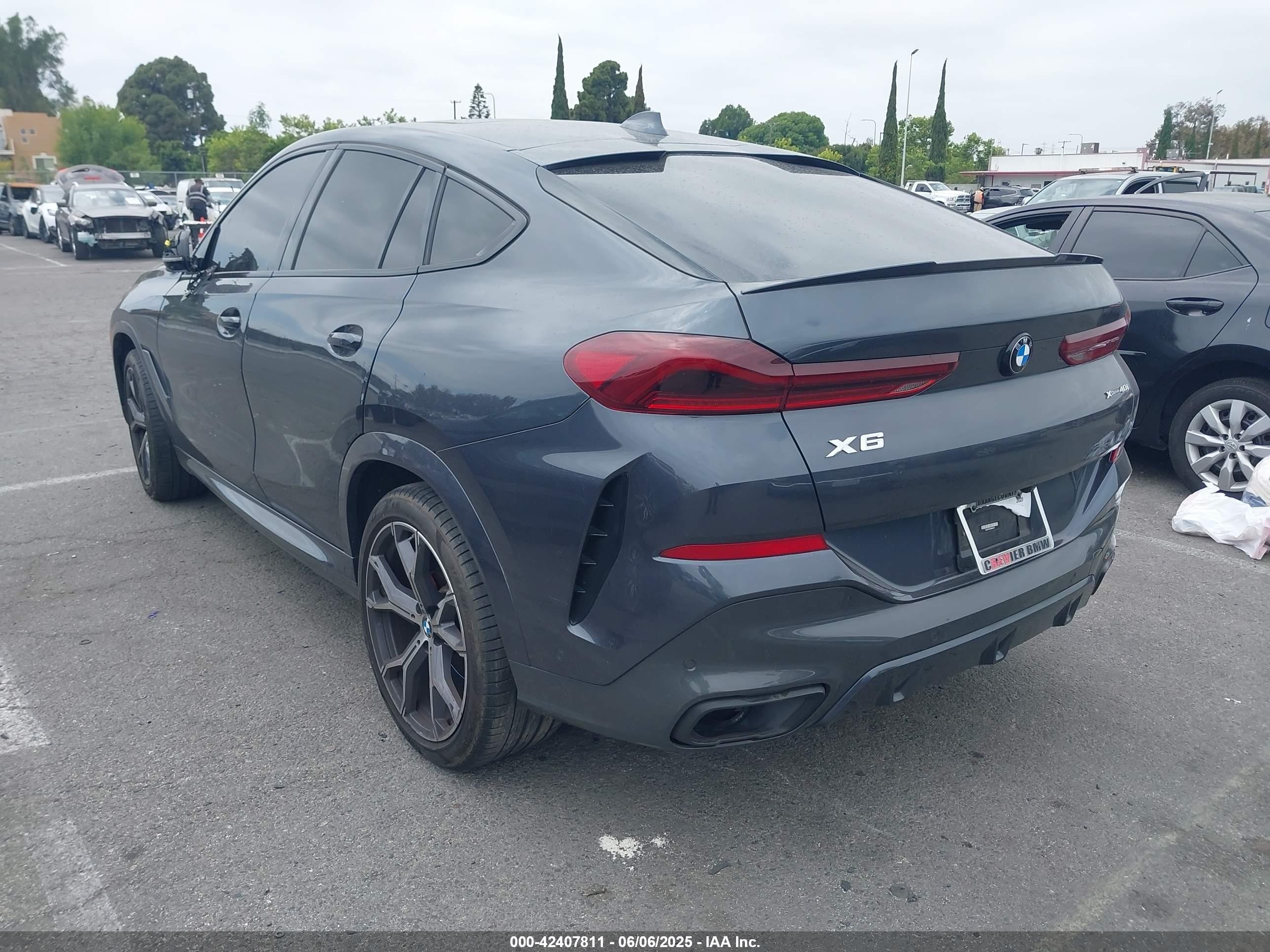 2022 BMW X6 VIN 5UXCY6C07N9K65441 IAAI salvage auction — Theft, Salvage (California), sold $28,900 on 2026-06-29 (photo 3)