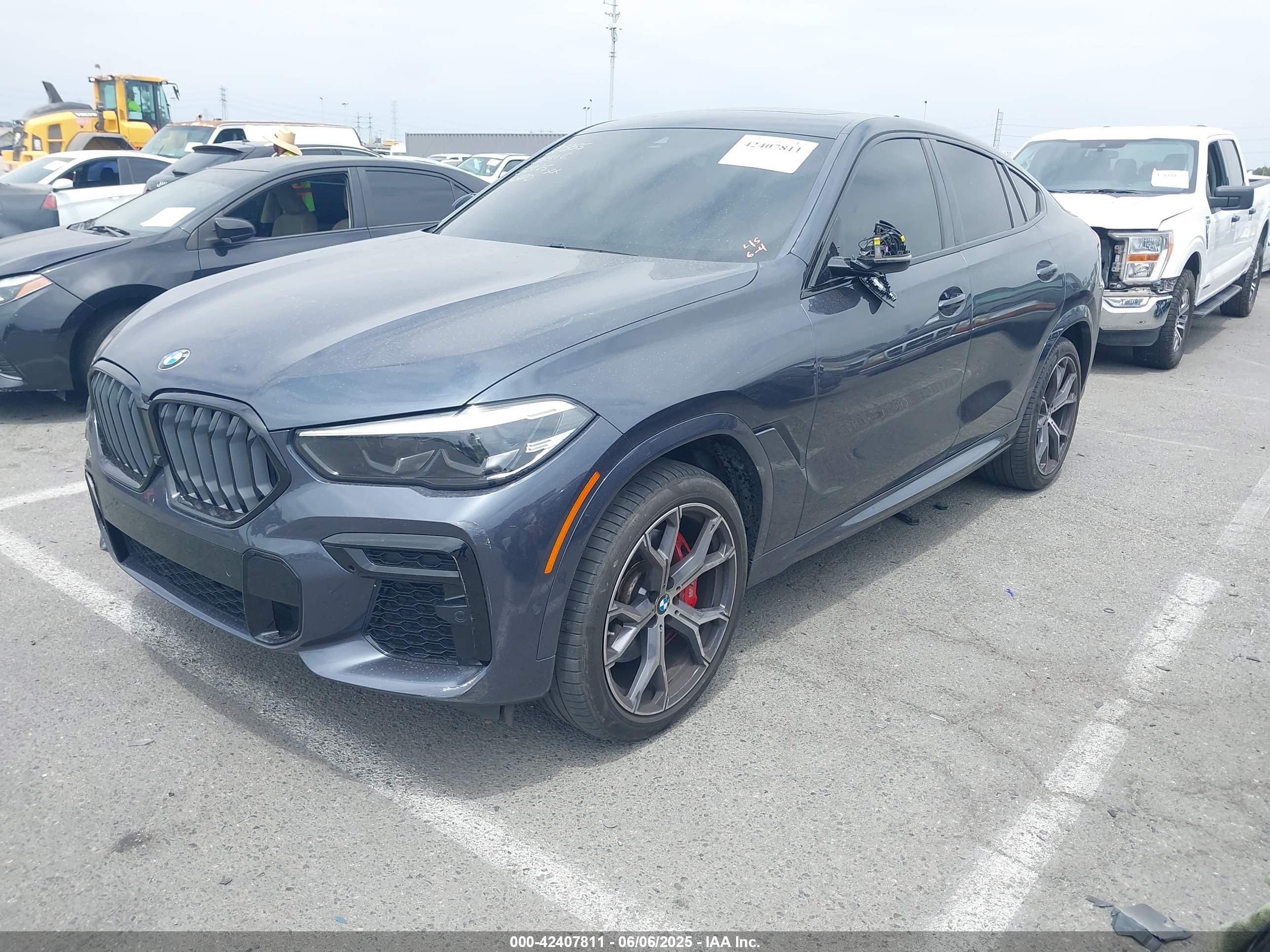 2022 BMW X6 VIN 5UXCY6C07N9K65441 IAAI salvage auction — Theft, Salvage (California), sold $28,900 on 2026-06-29 (photo 6)