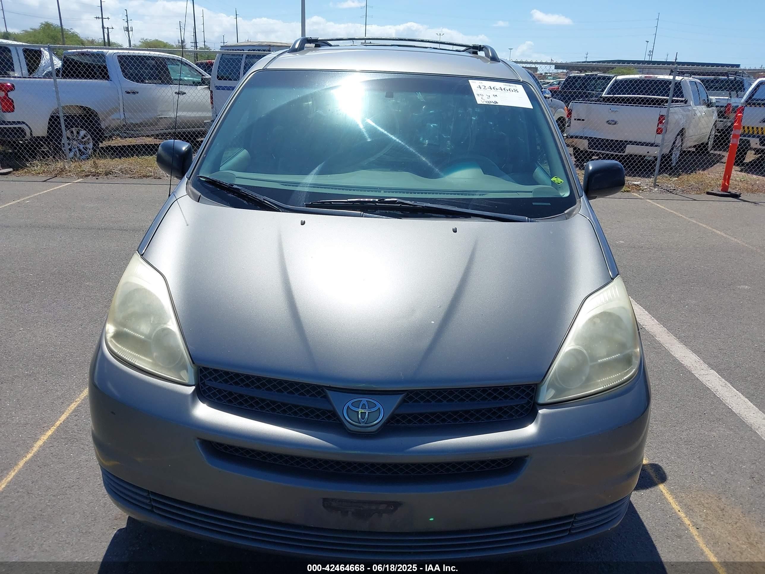 2005 Toyota Sienna VIN 5TDZA23C15S362168 IAAI salvage auction — Normal Wear, Clear (Hawaii), sold $325 on 2025-07-29 (photo 6)