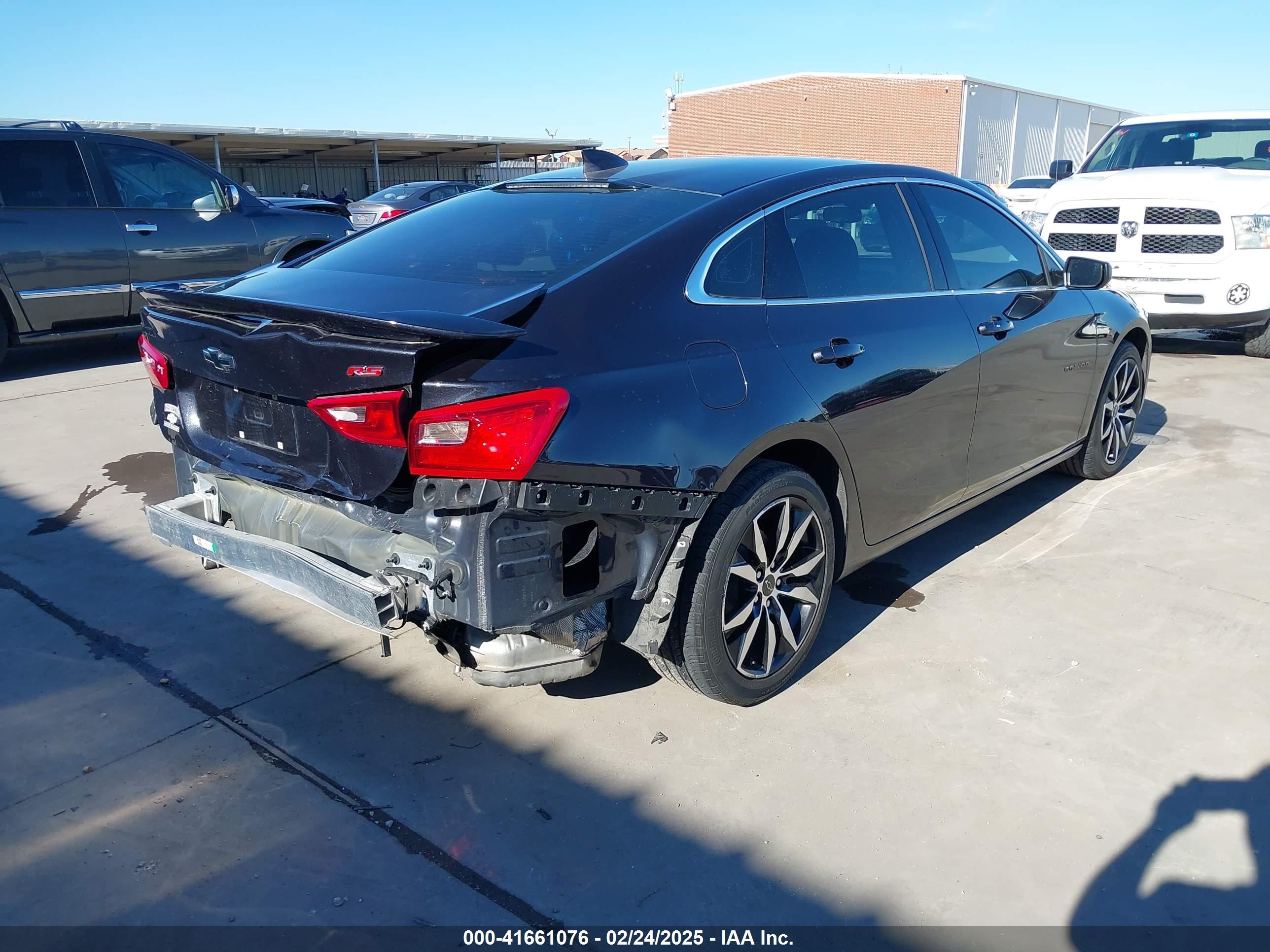 2022 Chevrolet Malibu VIN 1G1ZG5ST4NF204076 IAAI salvage auction — Rear End, Salvage (Mississippi), sold $6,550 on 2025-07-23 (photo 4)