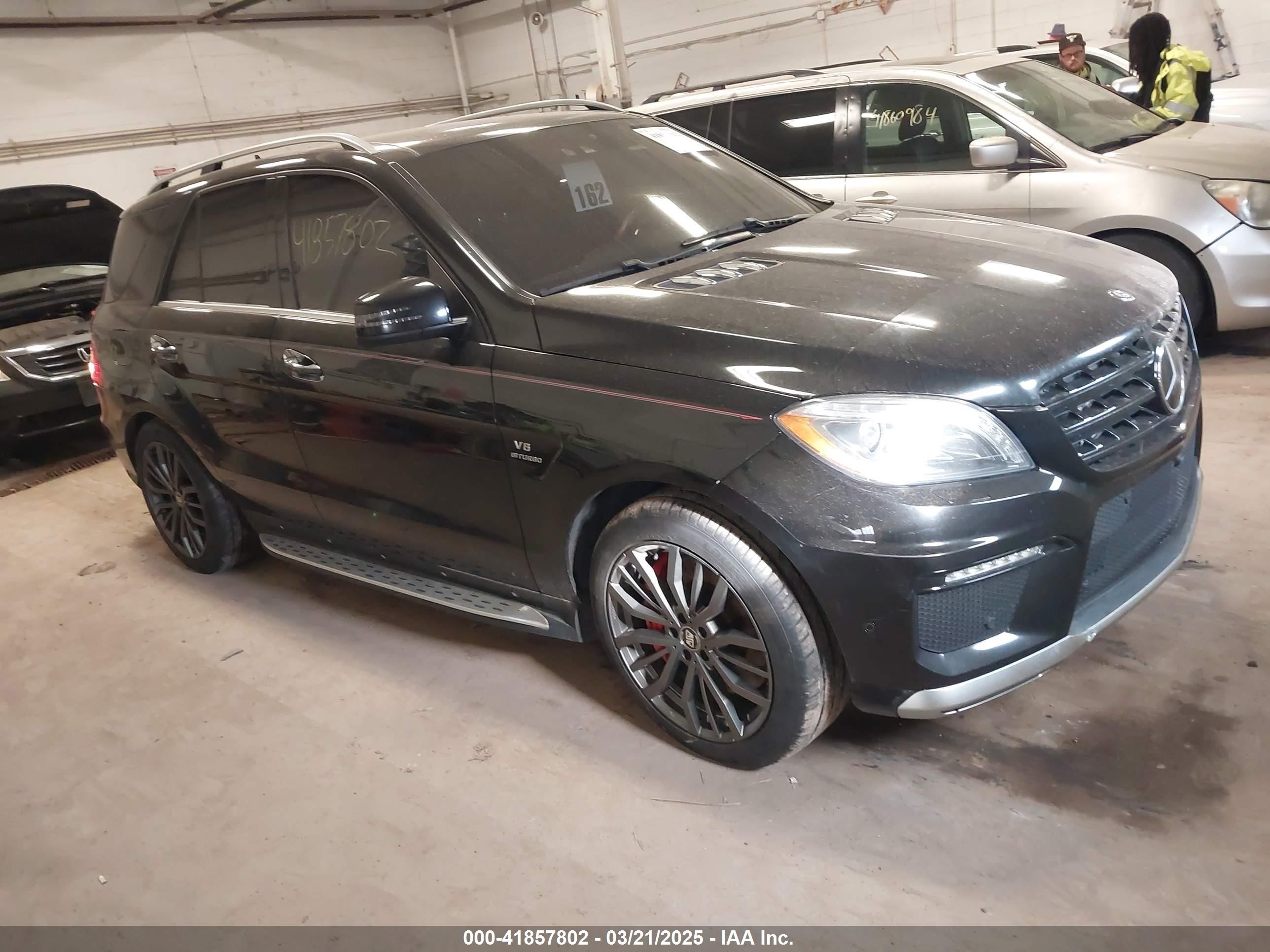 2014 Mercedes-Benz M-Class VIN 4JGDA7EB5EA349900 — IAAI salvage auction photo