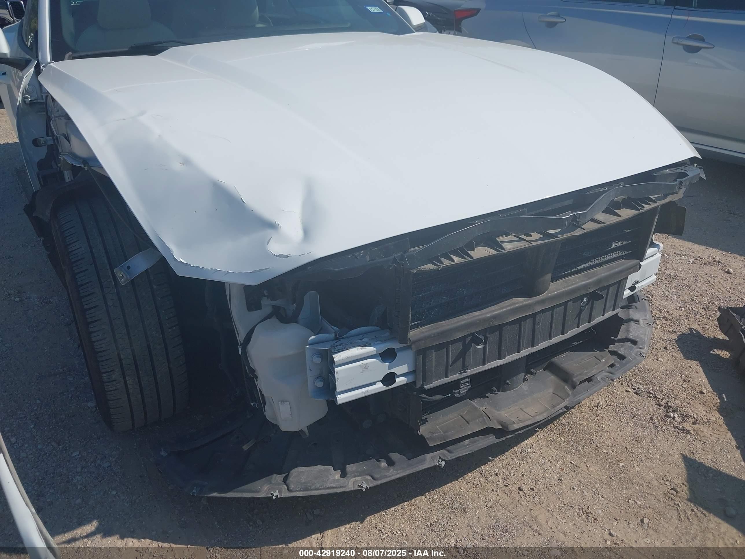 2024 Ford Mustang VIN 1FAGP8UH4R5120401 IAAI salvage auction — Front End, Clear (Texas), sold $22,200 on 2025-08-11 (photo 6)