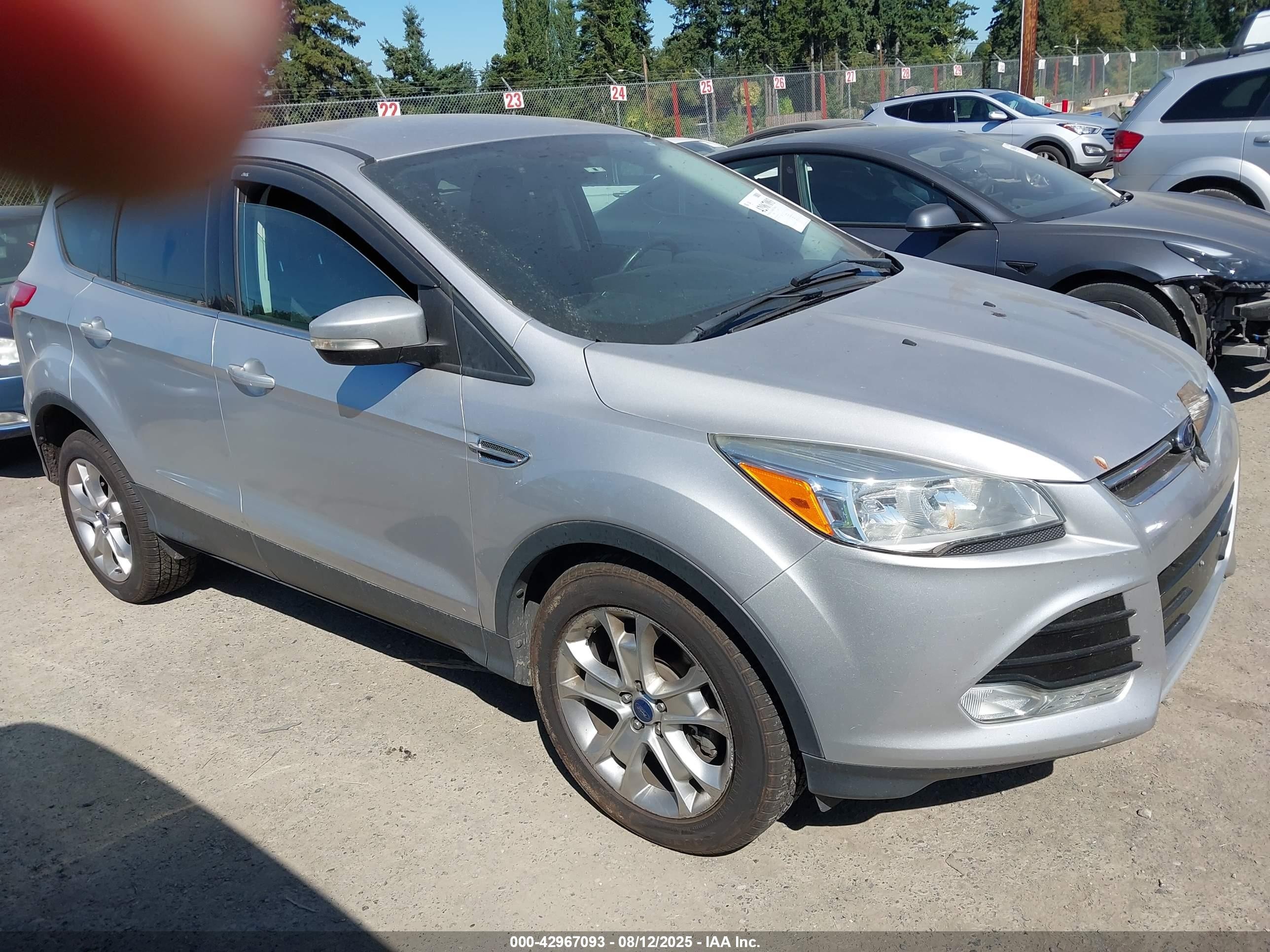 2013 Ford Escape VIN 1FMCU9H93DUD57966 IAAI salvage auction — Front End, Bill Of Sale (Washington), sold $1,650 on 2025-09-03 (photo 1)