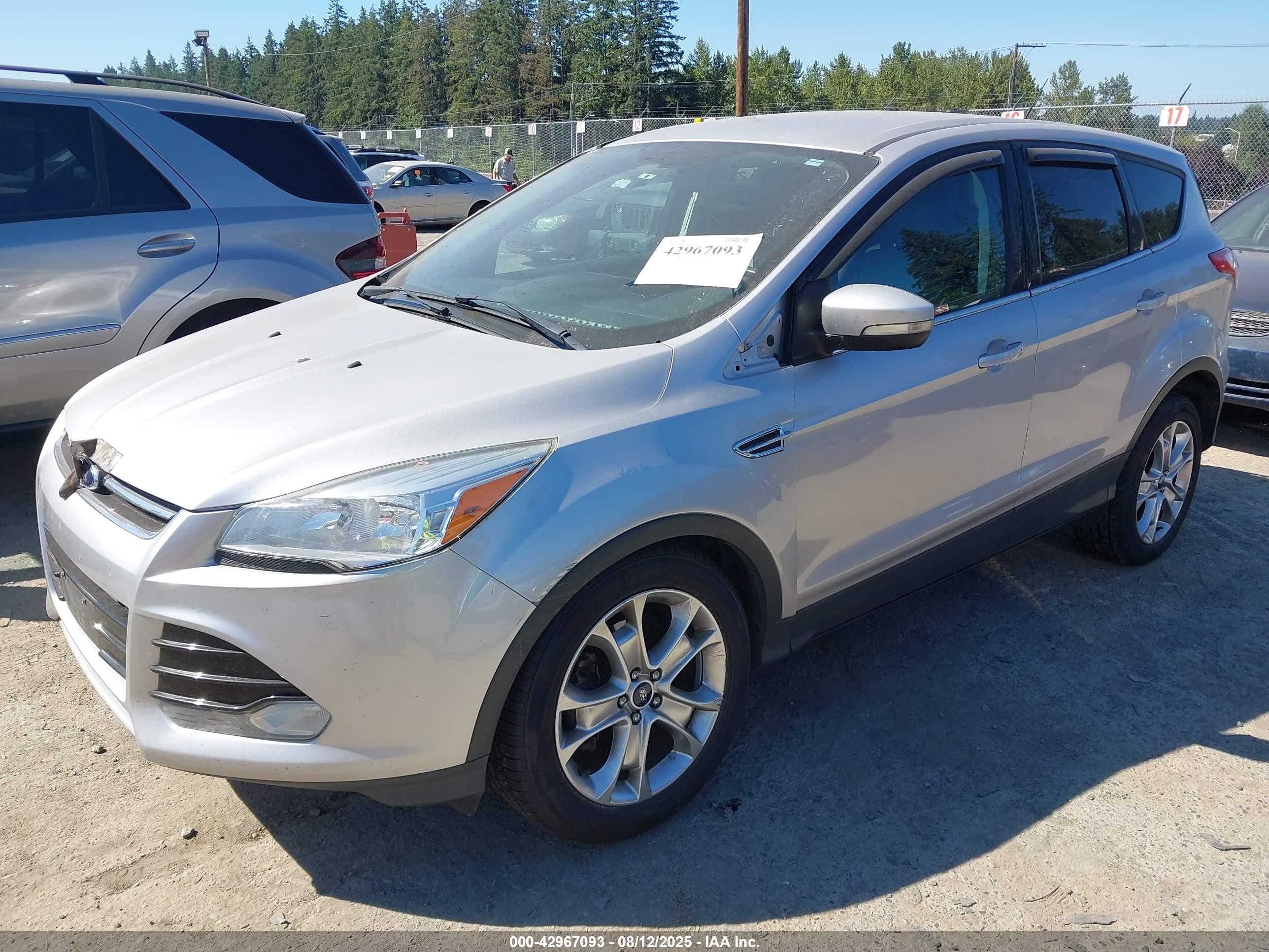 2013 Ford Escape VIN 1FMCU9H93DUD57966 IAAI salvage auction — Front End, Bill Of Sale (Washington), sold $1,650 on 2025-09-03 (photo 2)
