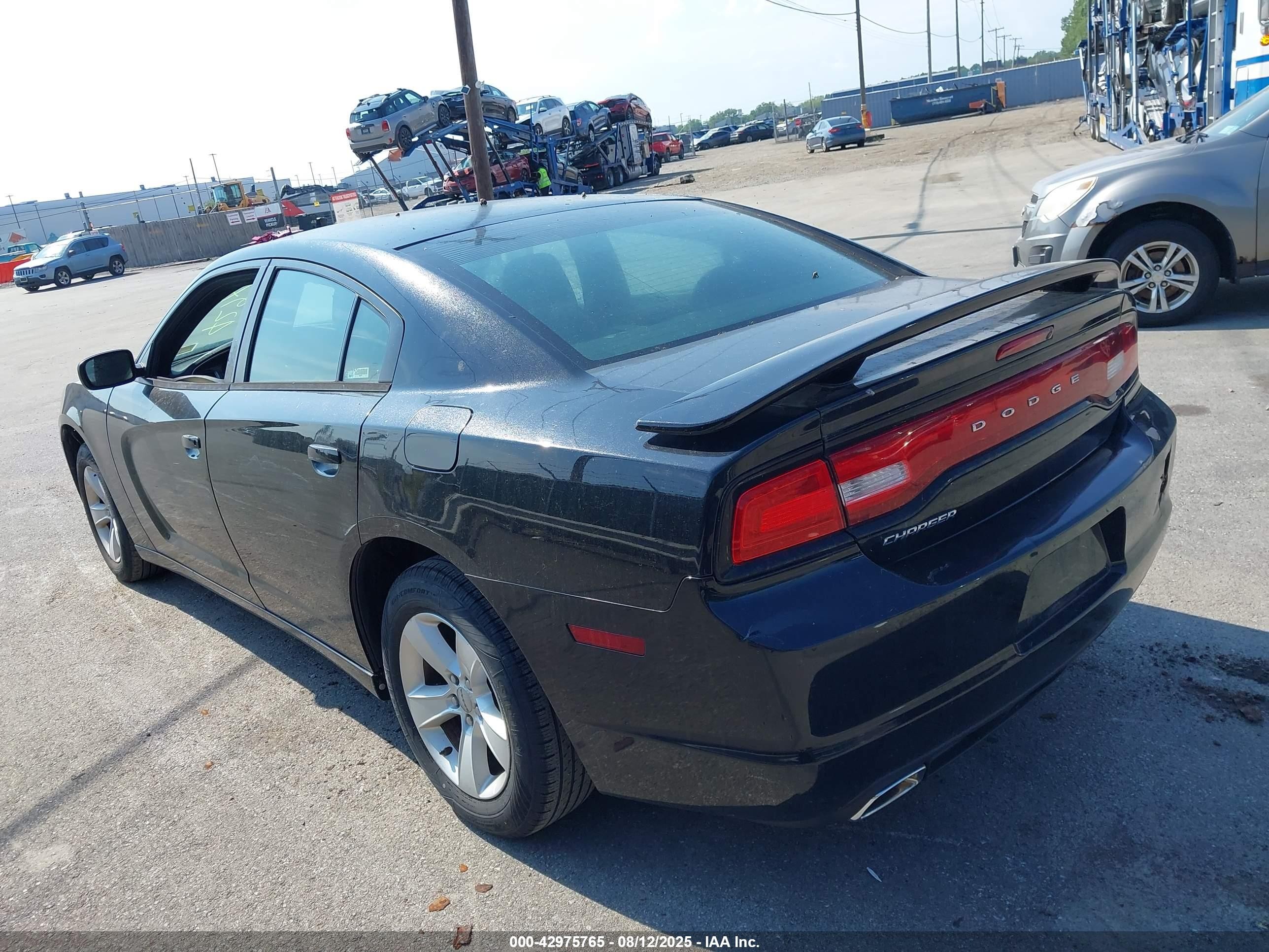2014 Dodge Charger VIN 2C3CDXBG9EH168750 IAAI salvage auction — Rear End, Clear (New York), sold $1,100 on 2025-08-27 (photo 3)