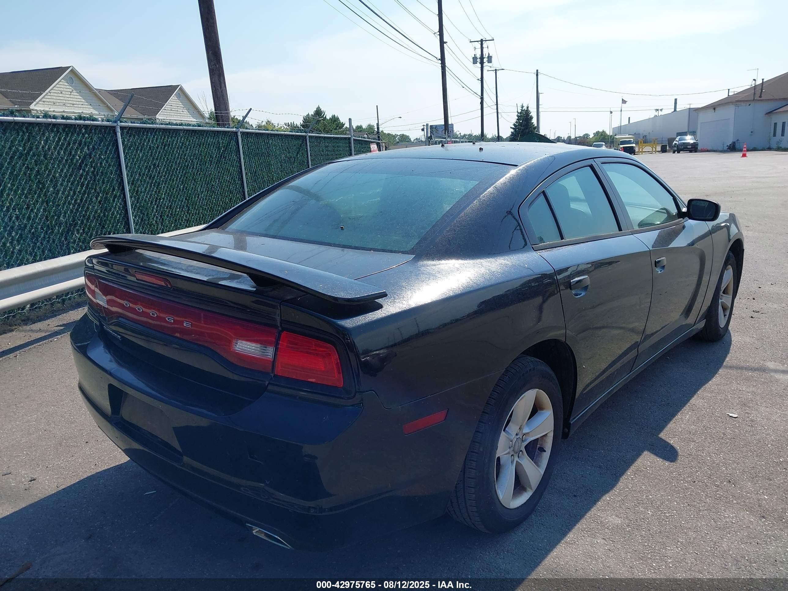 2014 Dodge Charger VIN 2C3CDXBG9EH168750 IAAI salvage auction — Rear End, Clear (New York), sold $1,100 on 2025-08-27 (photo 4)