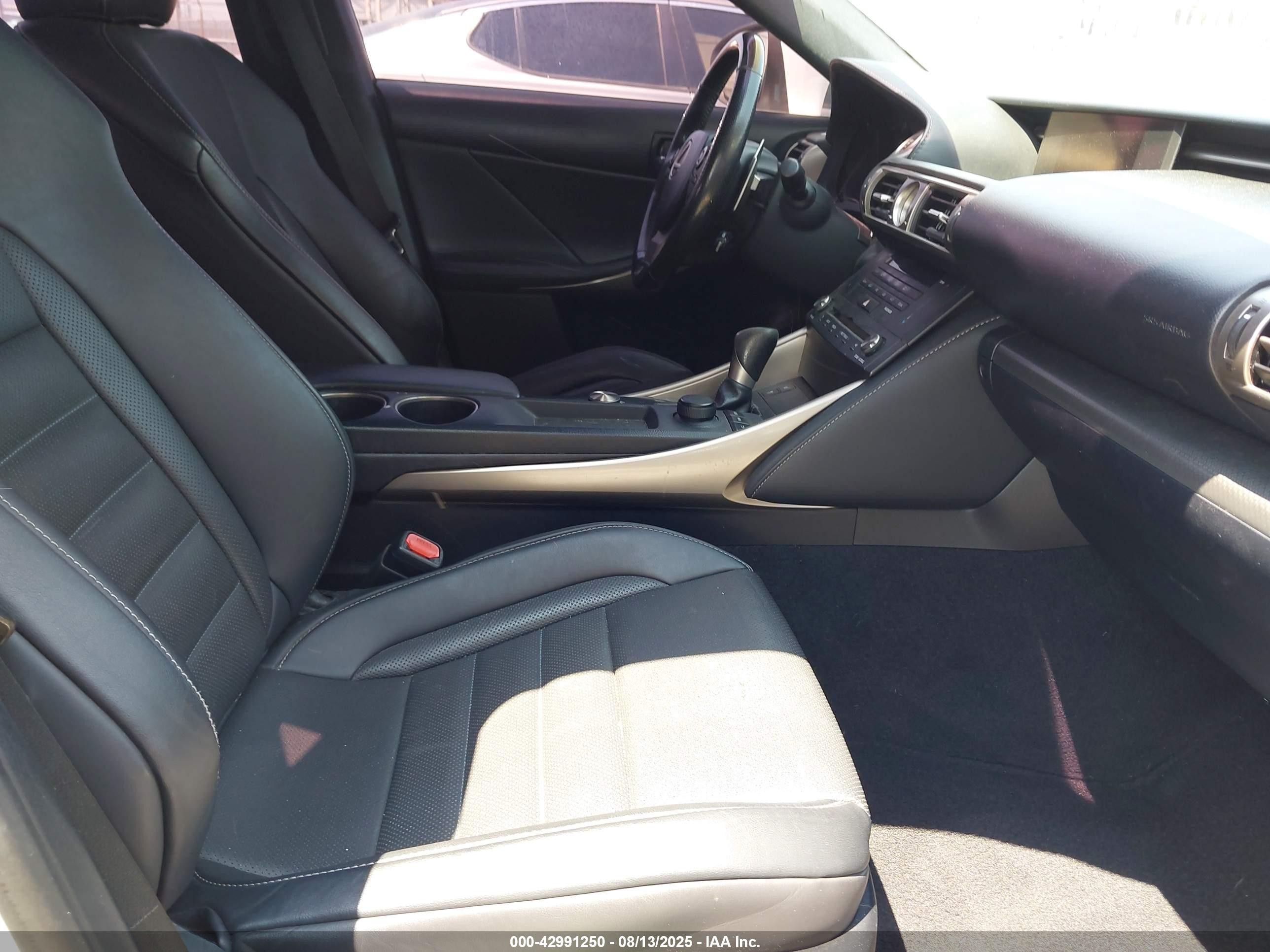 2016 Lexus Is VIN JTHBA1D2XG5009761 IAAI salvage auction — Front End, Salvage (California), sold $5,000 on 2025-09-02 (photo 5)