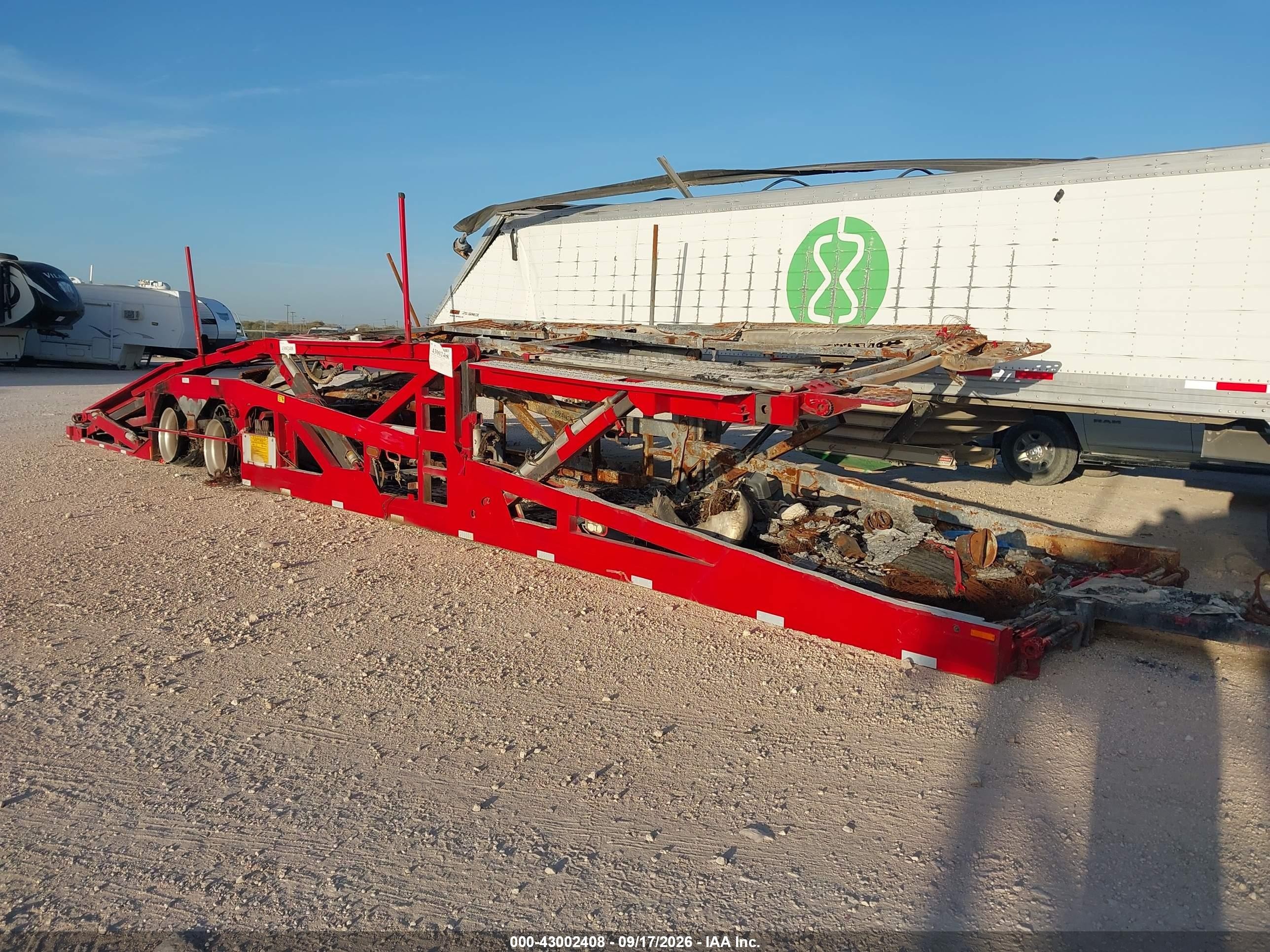2018 Cottrell Inc Cottrell Inc VIN 5E0AA1440JG069901 IAAI salvage auction — Burn, Non-Repairable (Texas), sold $50 on 2026-10-15 (photo 1)