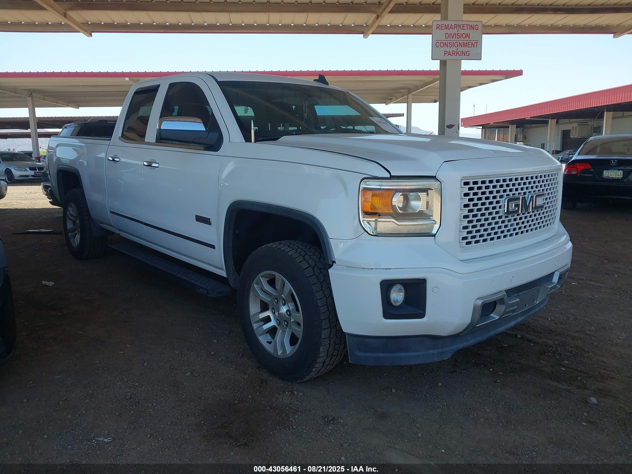 2015 GMC Sierra 1500 VIN 1GTV2VEC5FZ241640 IAAI salvage auction — Front End, Restored (Arizona), sold $8,150 on 2025-09-23 (photo 1)