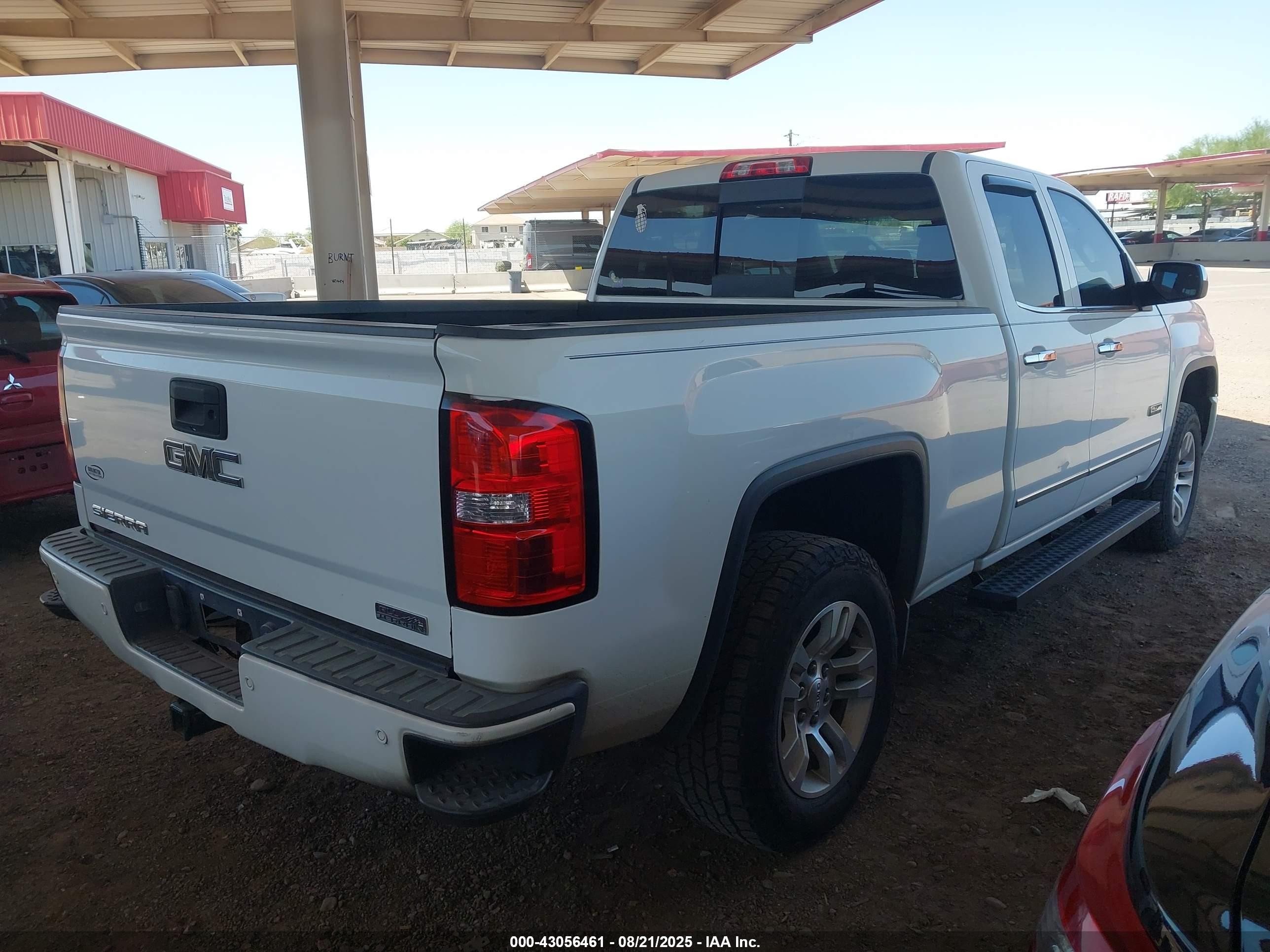 2015 GMC Sierra 1500 VIN 1GTV2VEC5FZ241640 IAAI salvage auction — Front End, Restored (Arizona), sold $8,150 on 2025-09-23 (photo 4)