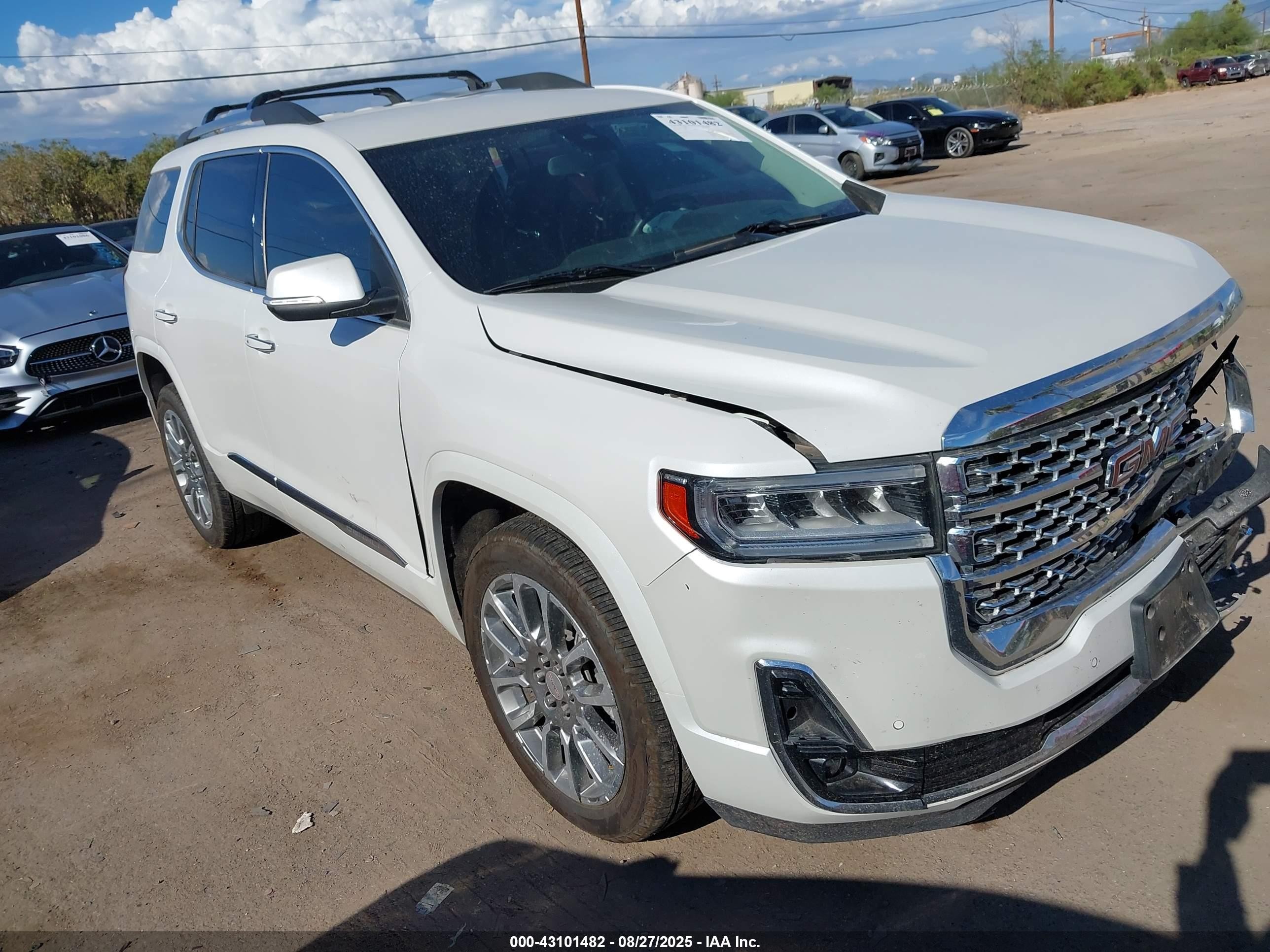 2023 Gmc Acadia VIN 1GKKNXLS0PZ111545 IAAI salvage auction — Front End, Salvage (Arizona), sold $7,000 on 2025-11-06 (photo 1)