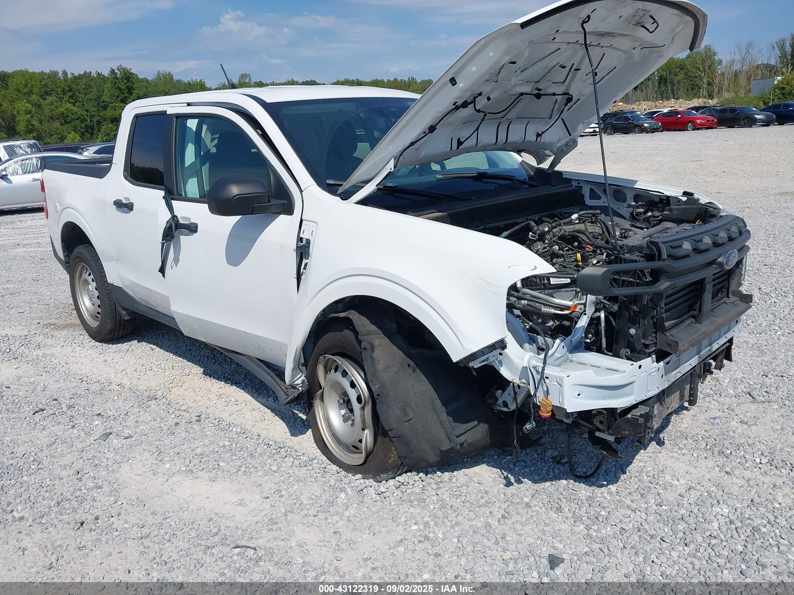 2022 Ford Maverick VIN 3FTTW8E96NRB00399 IAAI salvage auction — Front End, Clear (Tennessee), sold $5,450 on 2025-09-15 (photo 1)