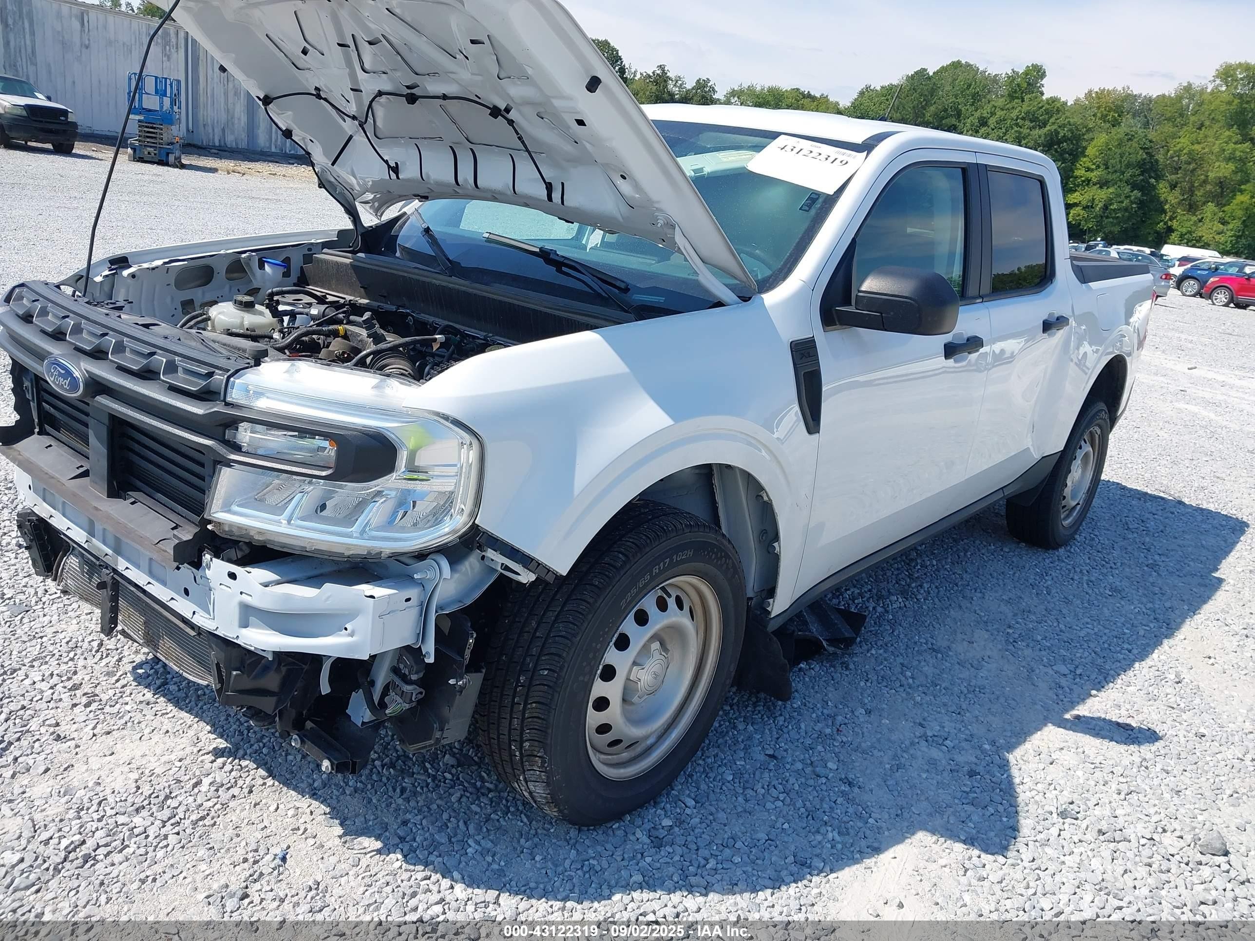 2022 Ford Maverick VIN 3FTTW8E96NRB00399 IAAI salvage auction — Front End, Clear (Tennessee), sold $5,450 on 2025-09-15 (photo 2)