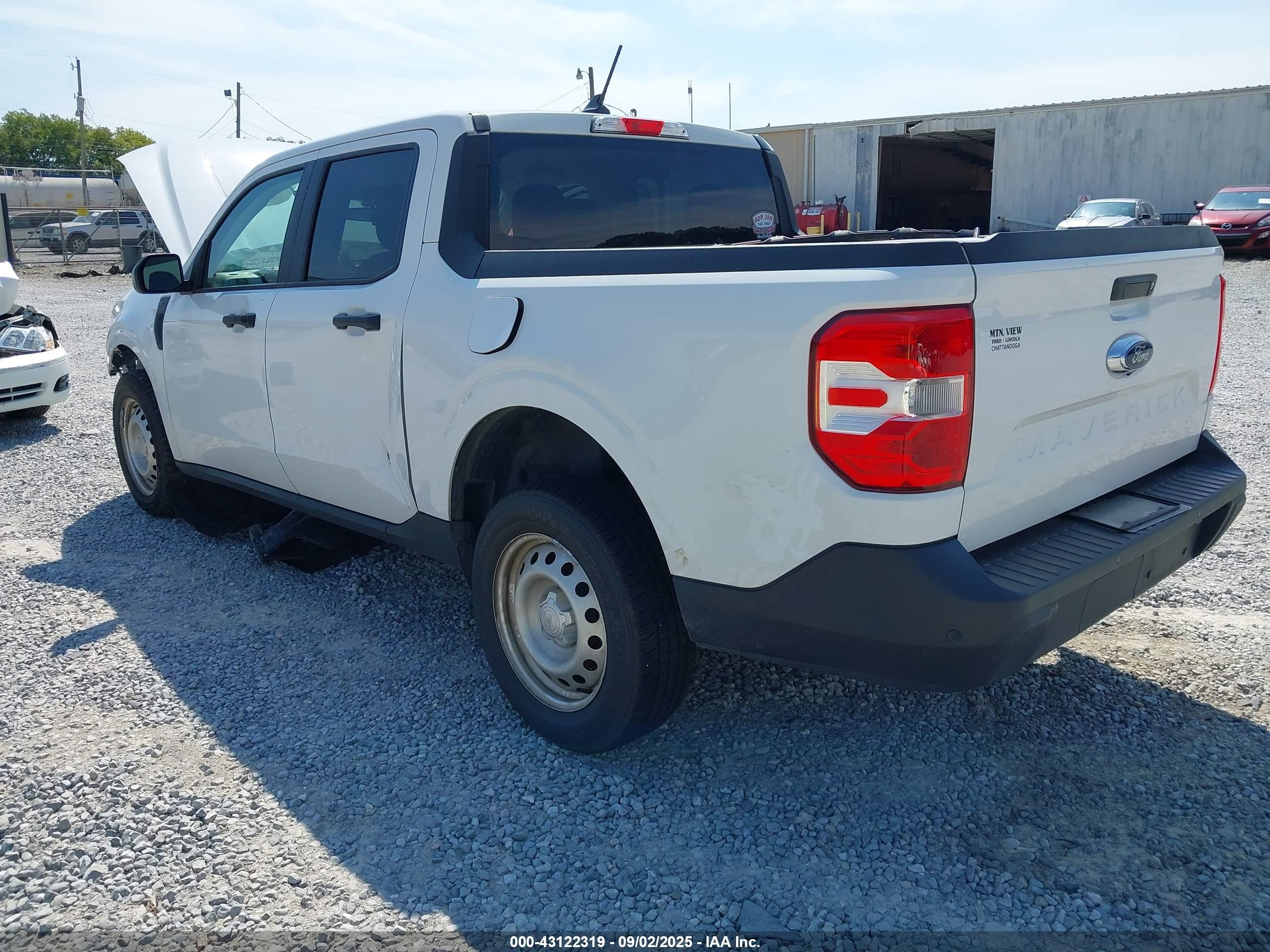 2022 Ford Maverick VIN 3FTTW8E96NRB00399 IAAI salvage auction — Front End, Clear (Tennessee), sold $5,450 on 2025-09-15 (photo 3)