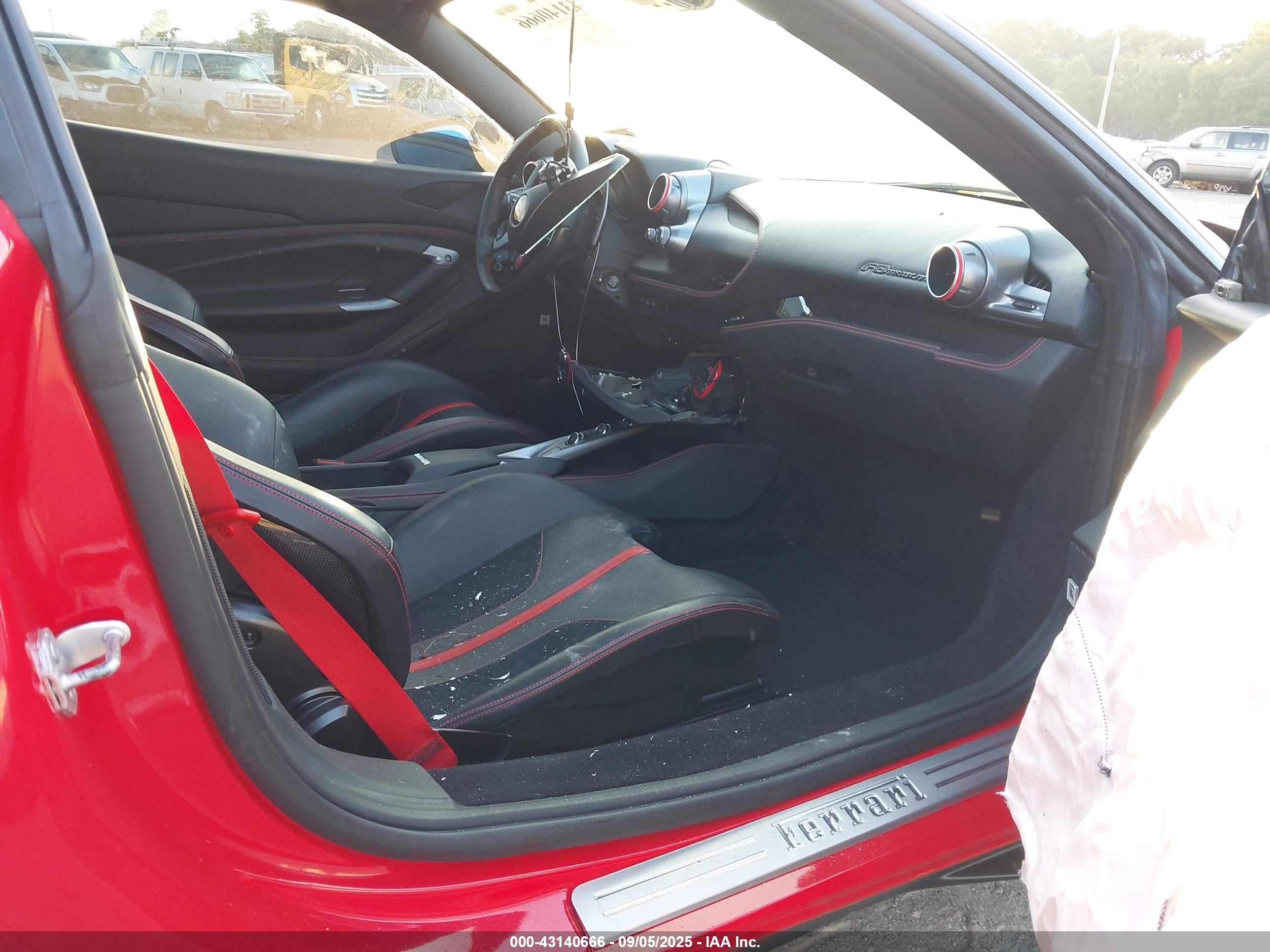 2021 Ferrari F8 Tributo VIN ZFF92LLA0M0264687 IAAI salvage auction — Rear End, Salvage Title, sold $139,500 on 2024-11-20 (photo 5)
