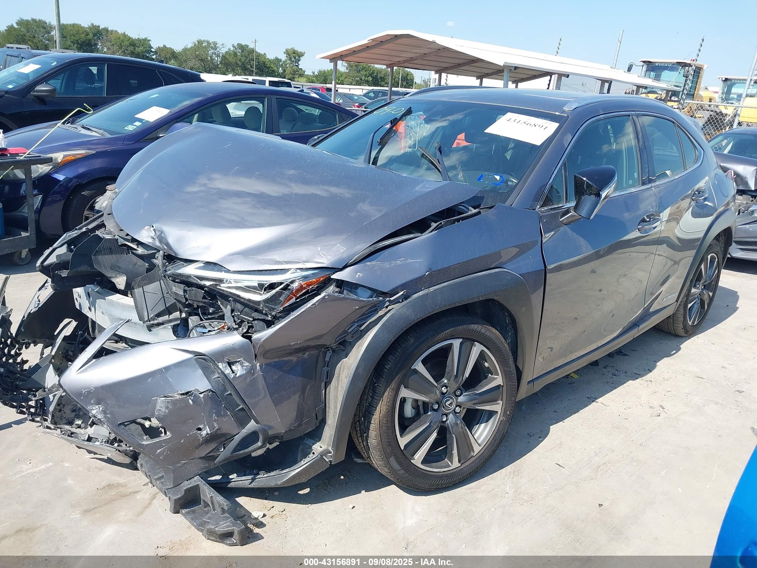 2019 Lexus Ux VIN JTHU9JBH1K2019419 IAAI salvage auction — Front End, Salvage (Texas), sold $5,400 on 2025-10-24 (photo 2)
