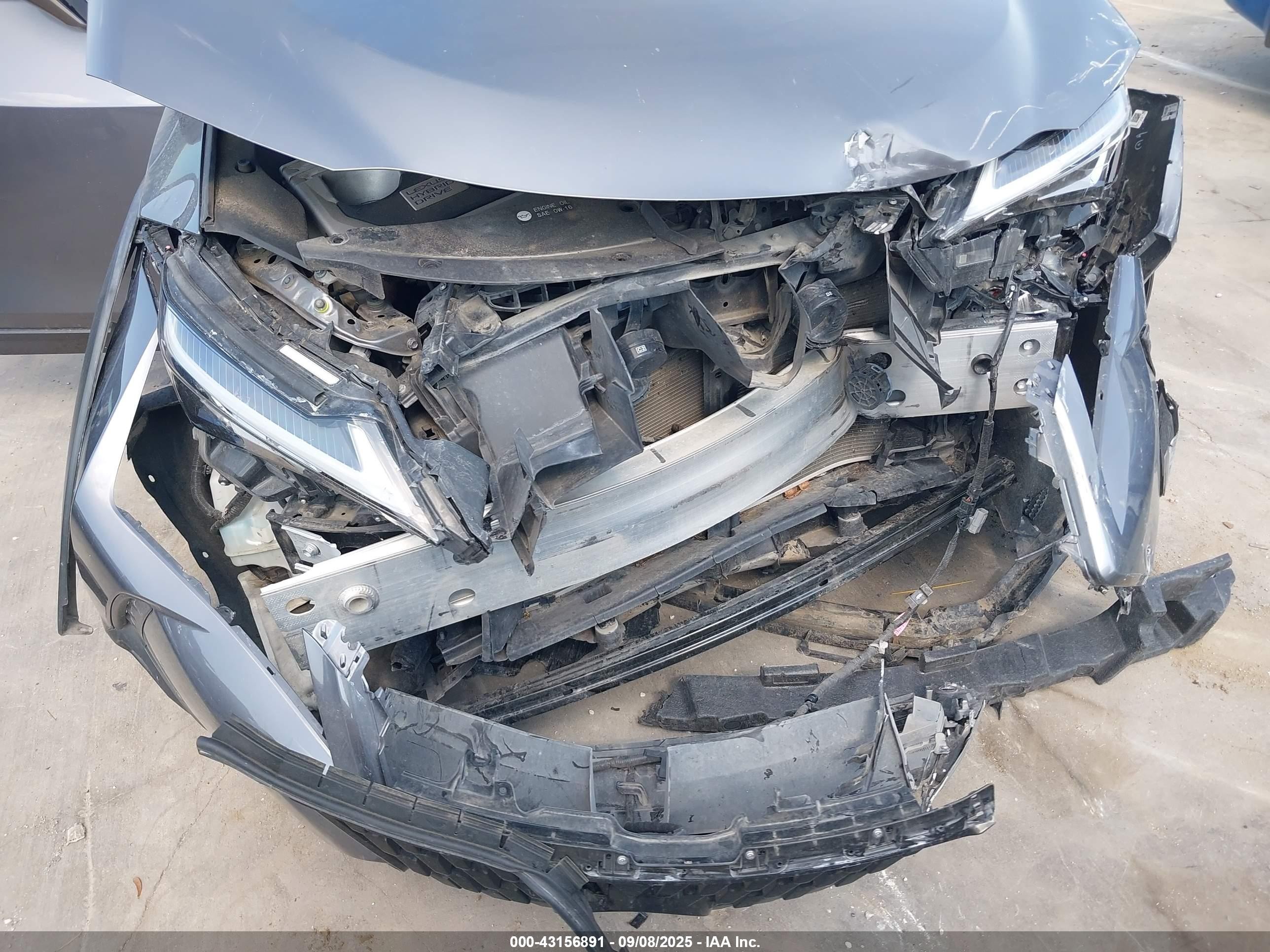 2019 Lexus Ux VIN JTHU9JBH1K2019419 IAAI salvage auction — Front End, Salvage (Texas), sold $5,400 on 2025-10-24 (photo 6)