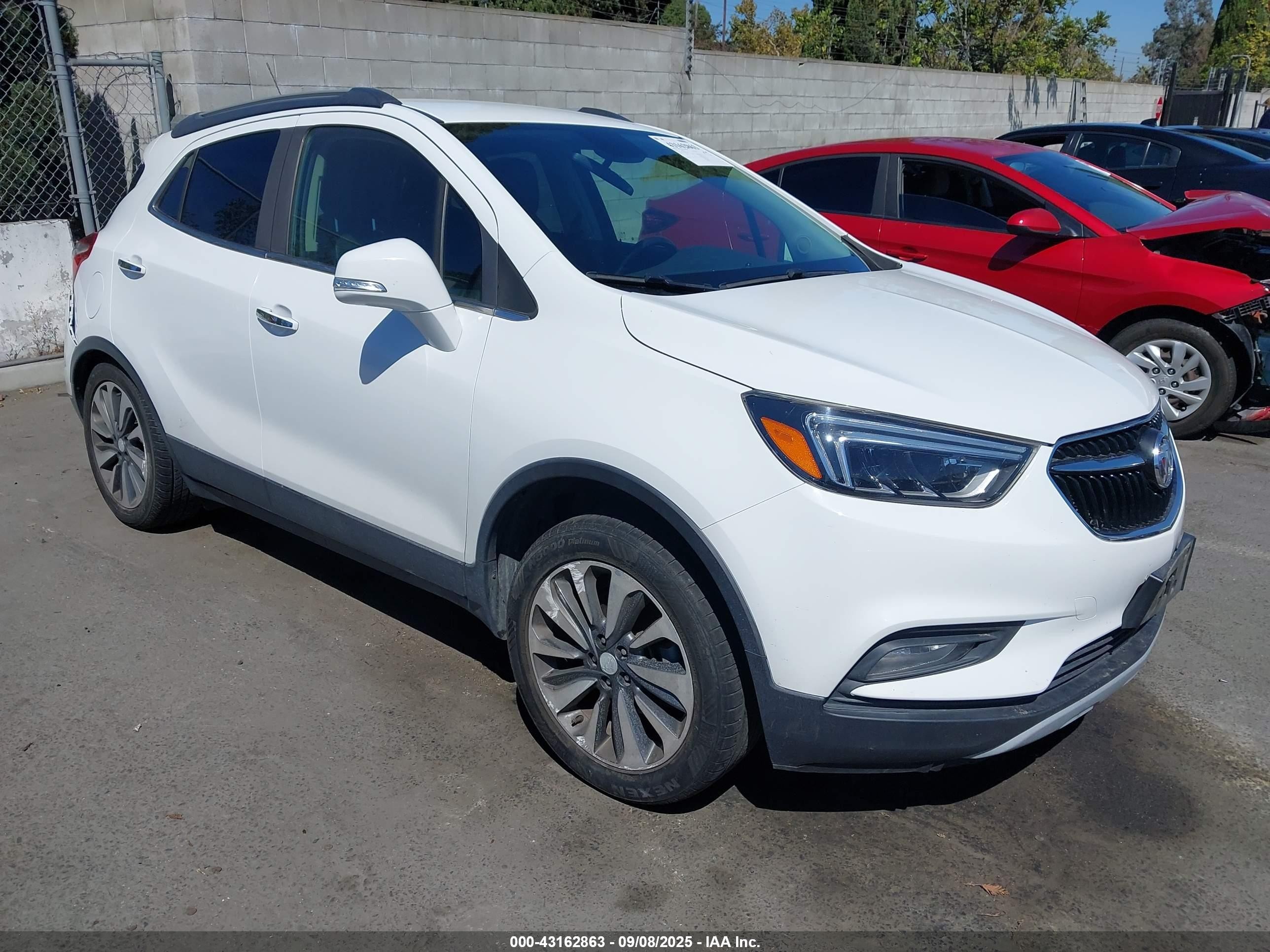 2020 Buick Encore VIN KL4CJCSB0LB061846 IAAI salvage auction — Rear End, Salvage (California), sold $2,950 on 2025-10-09 (photo 1)