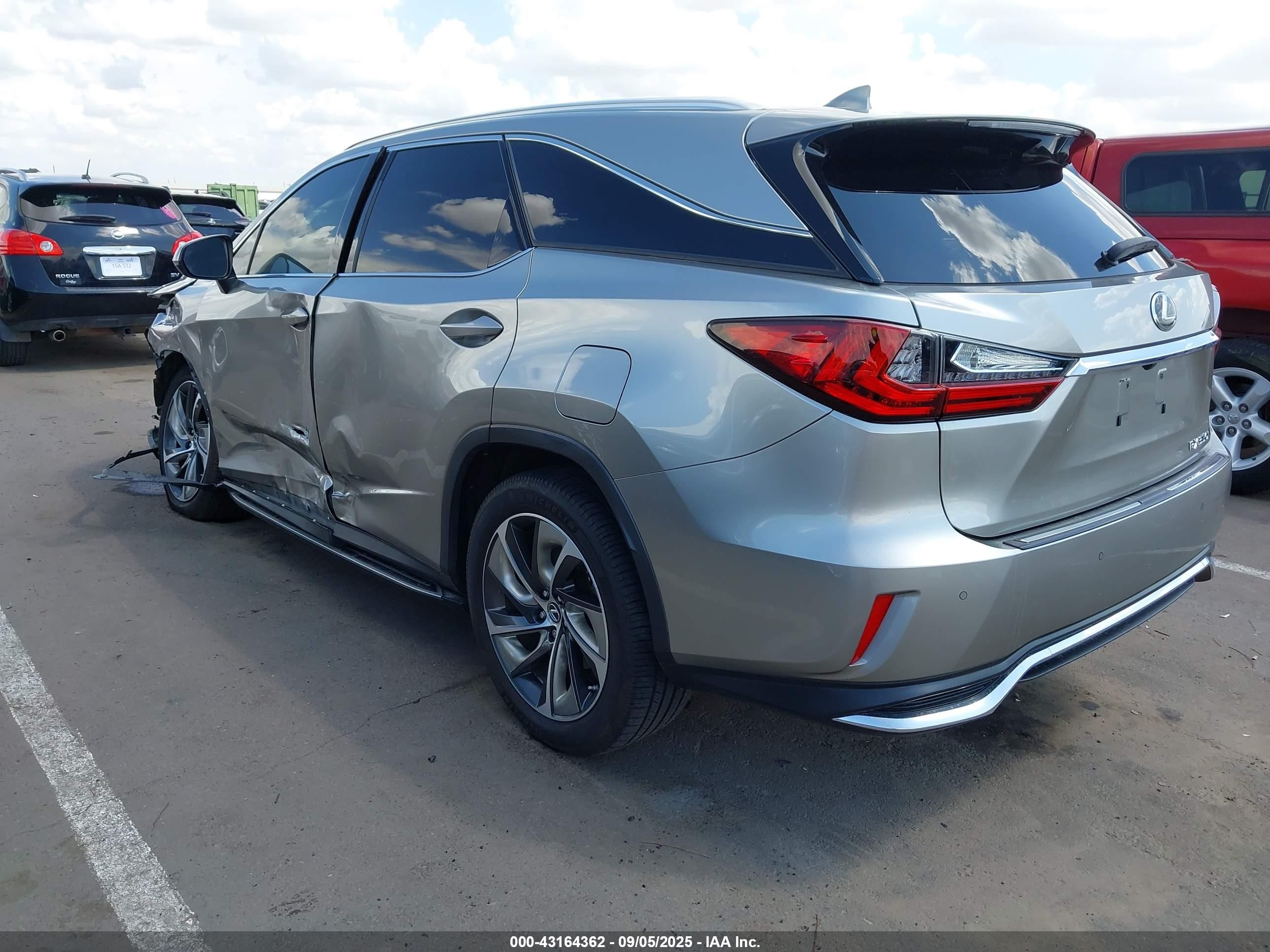 2019 Lexus RX 350L VIN JTJGZKCA2K2011851 IAAI salvage auction — Unknown, Salvage (Arizona), sold $10,100 on 2026-07-11 (photo 3)