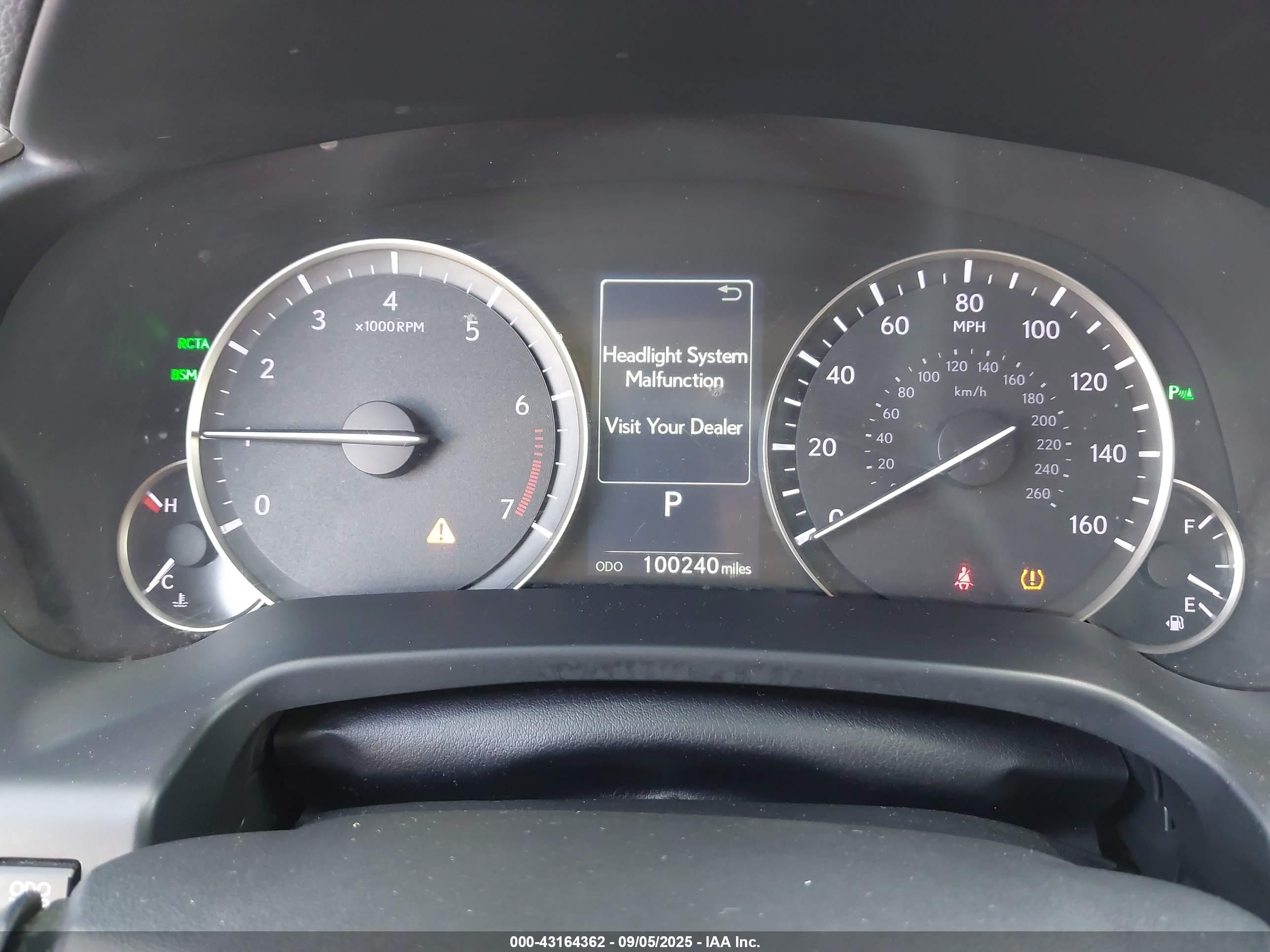 2019 Lexus RX 350L VIN JTJGZKCA2K2011851 IAAI salvage auction — Unknown, Salvage (Arizona), sold $10,100 on 2026-07-11 (photo 7)