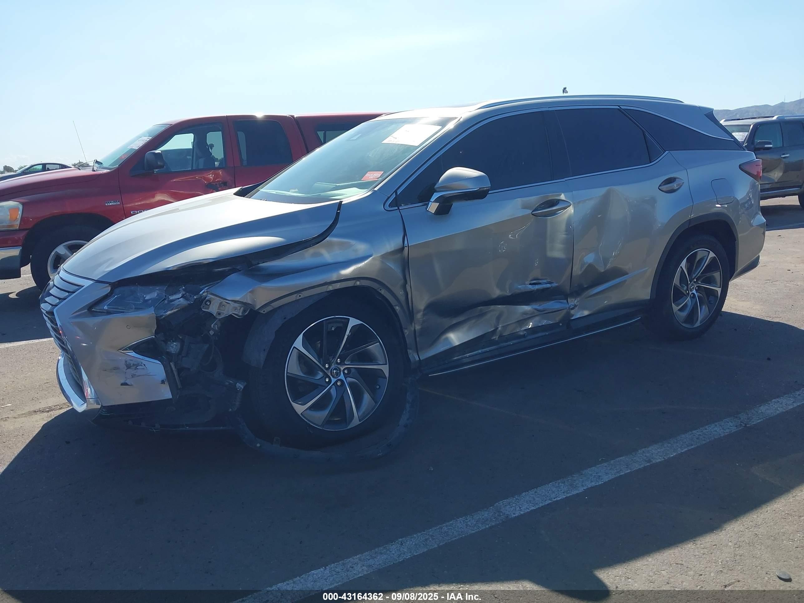 2019 Lexus RX 350L VIN JTJGZKCA2K2011851 IAAI salvage auction — Unknown, Salvage (Arizona), sold $10,100 on 2026-07-11 (photo 6)