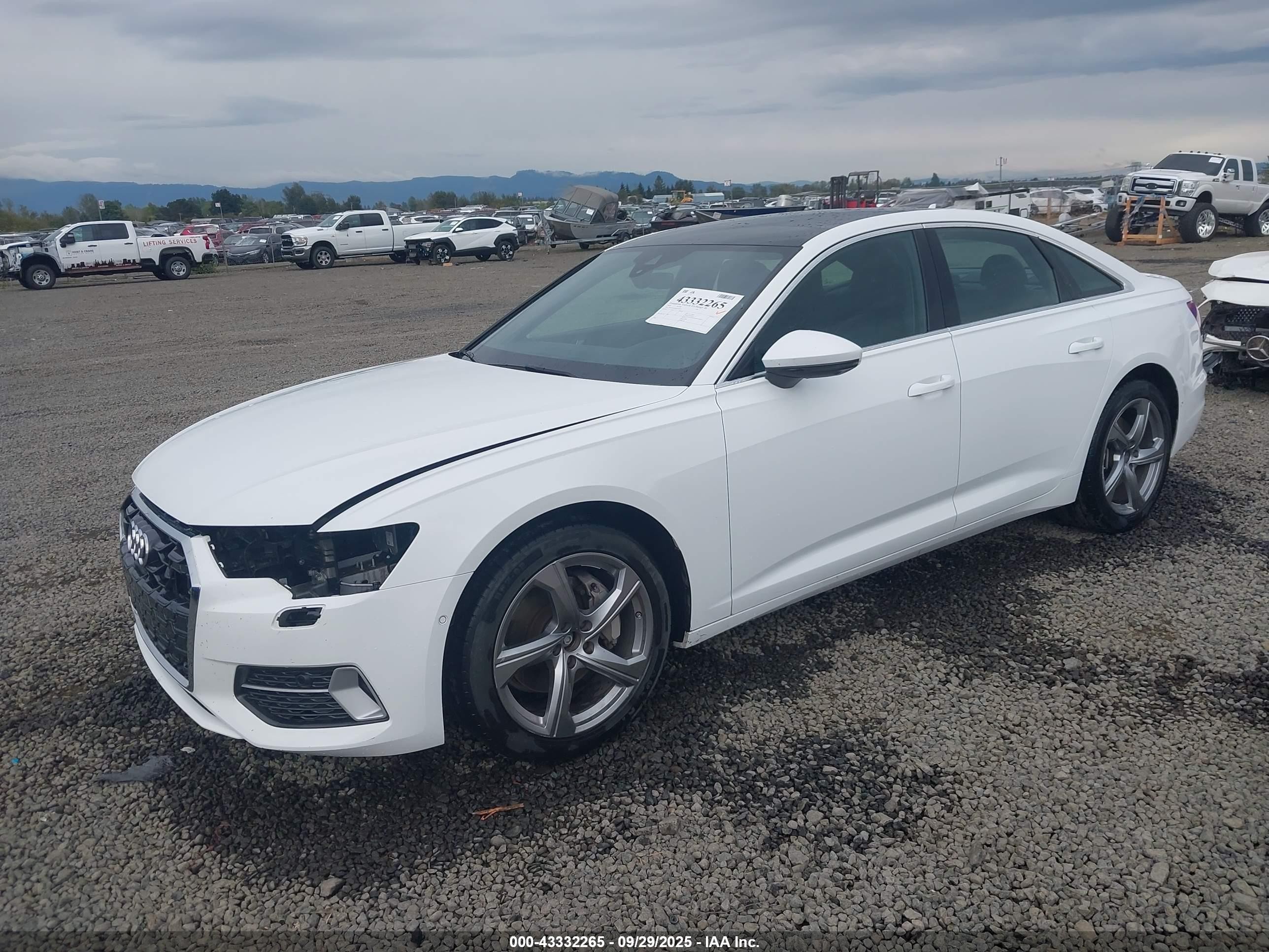 2024 Audi A6 VIN WAUE3BF28RN031835 IAAI salvage auction — Front End, Enterprise Vehicles Clear Only (Ohio), sold $21,600 on 2025-10-01 (photo 2)