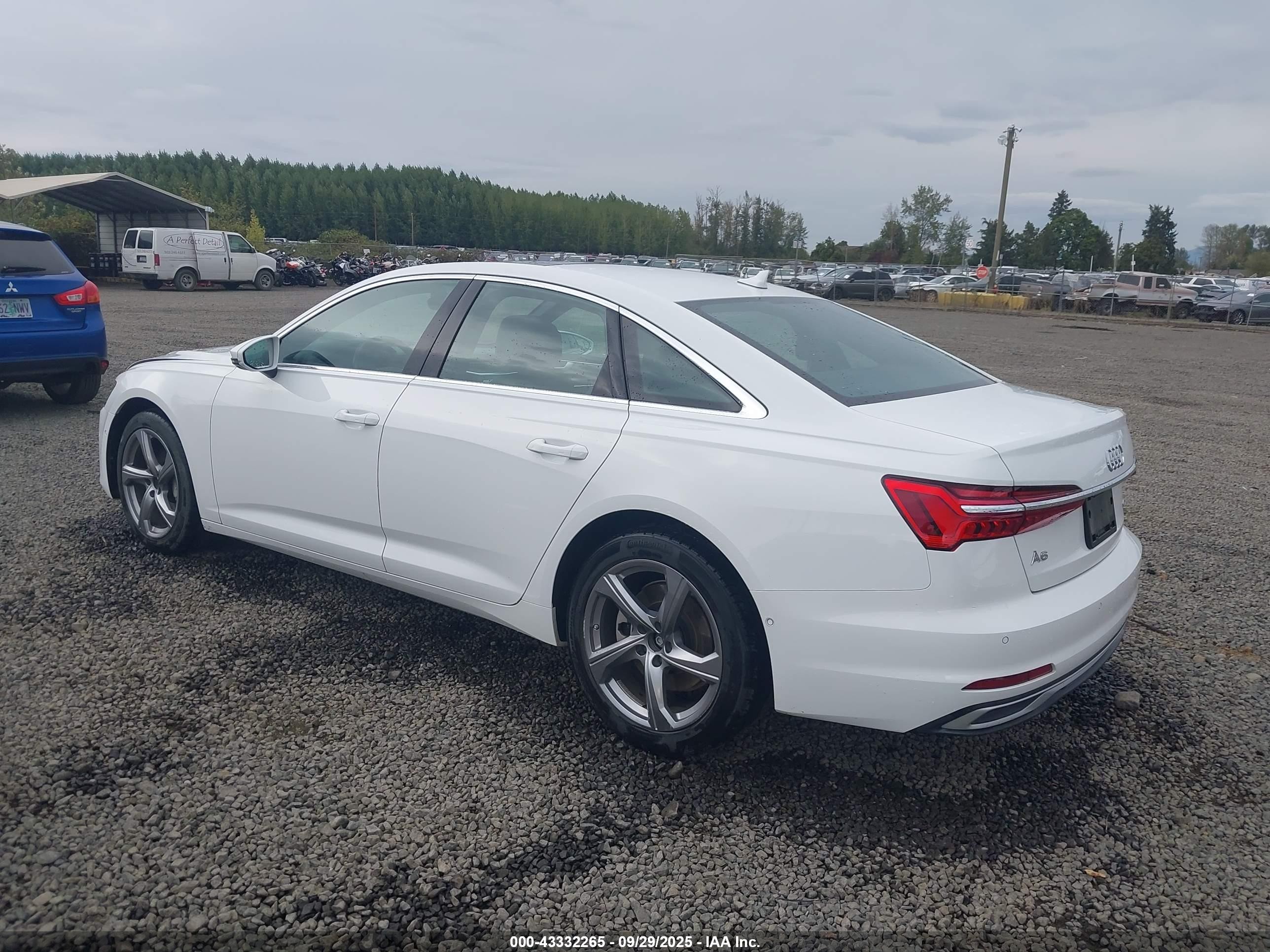 2024 Audi A6 VIN WAUE3BF28RN031835 IAAI salvage auction — Front End, Enterprise Vehicles Clear Only (Ohio), sold $21,600 on 2025-10-01 (photo 3)