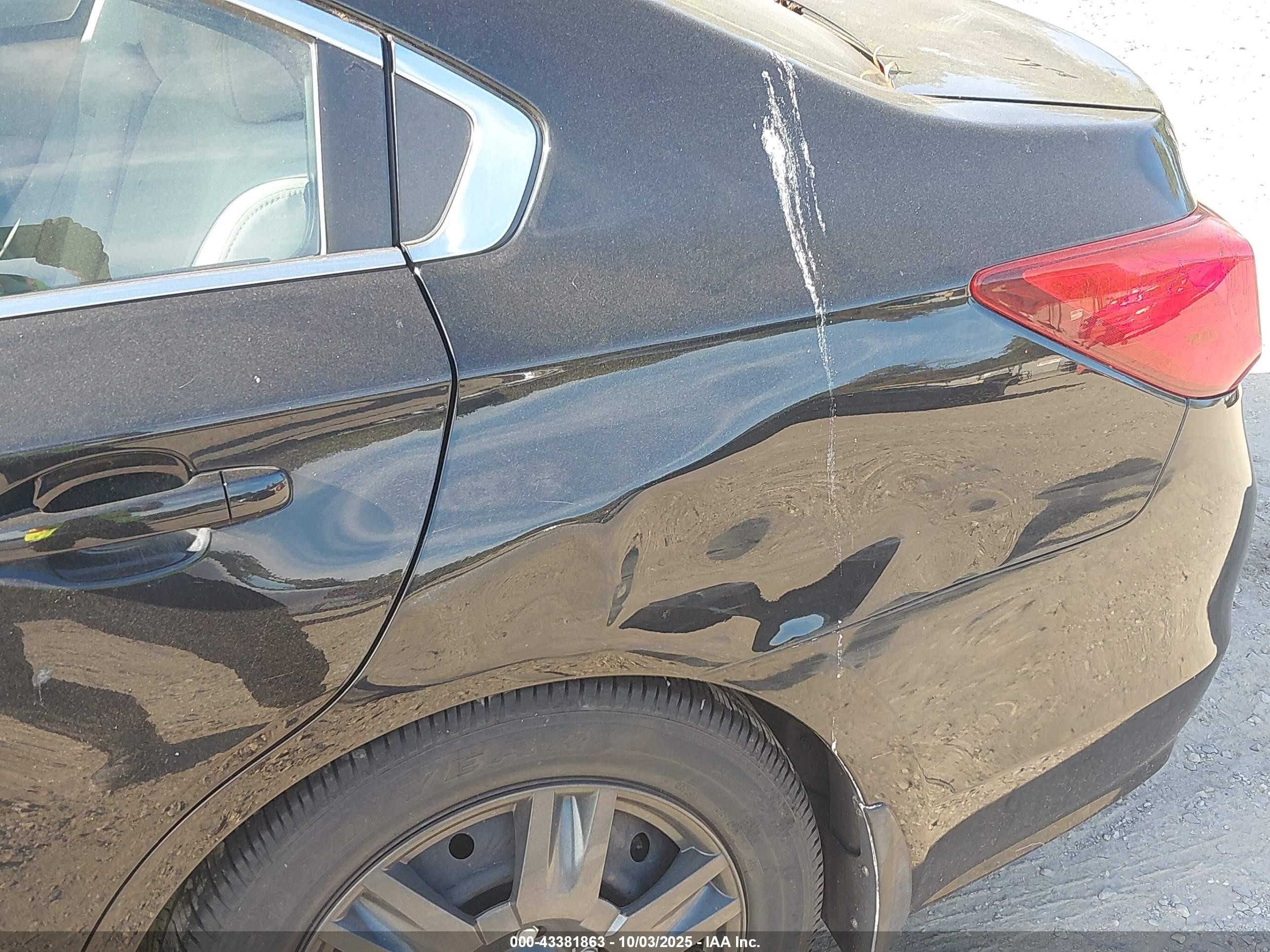 2015 Subaru LEGACY VIN 4S3BNAA65F3002644 IAAI salvage auction — Rear End, Clear (New Jersey), sold $750 on 2025-10-14 (photo 6)
