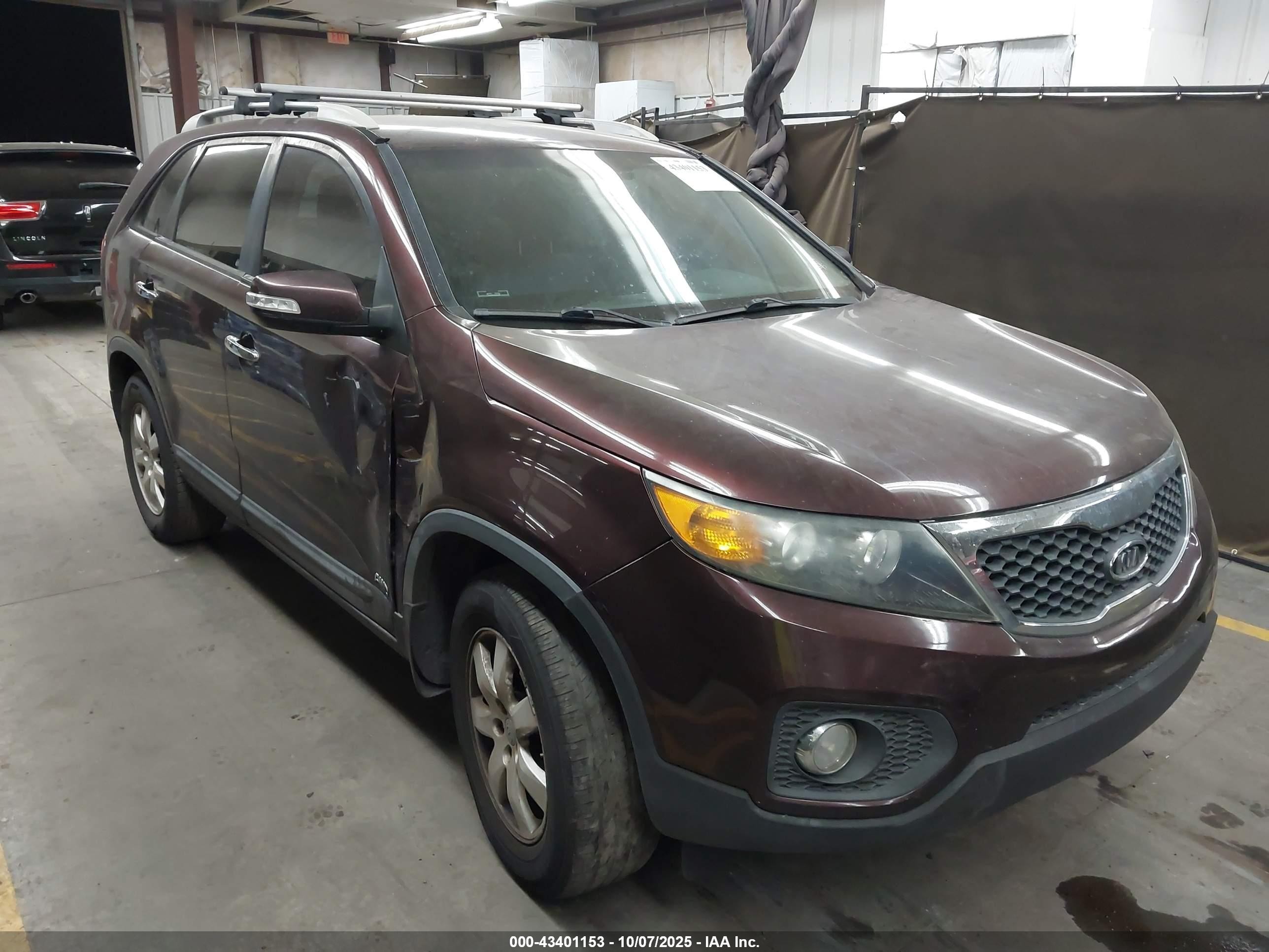 2012 Kia Sorento VIN 5XYKTDA68CG278816 — IAAI salvage auction photo