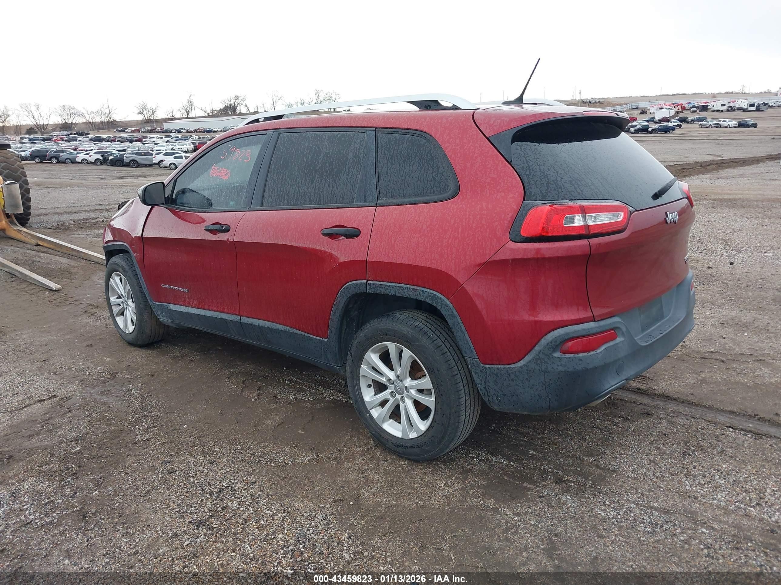 2015 Jeep Cherokee VIN 1C4PJLABXFW620485 IAAI salvage auction — Front End, Salvage (Idaho), sold $1,125 on 2026-02-12 (photo 3)