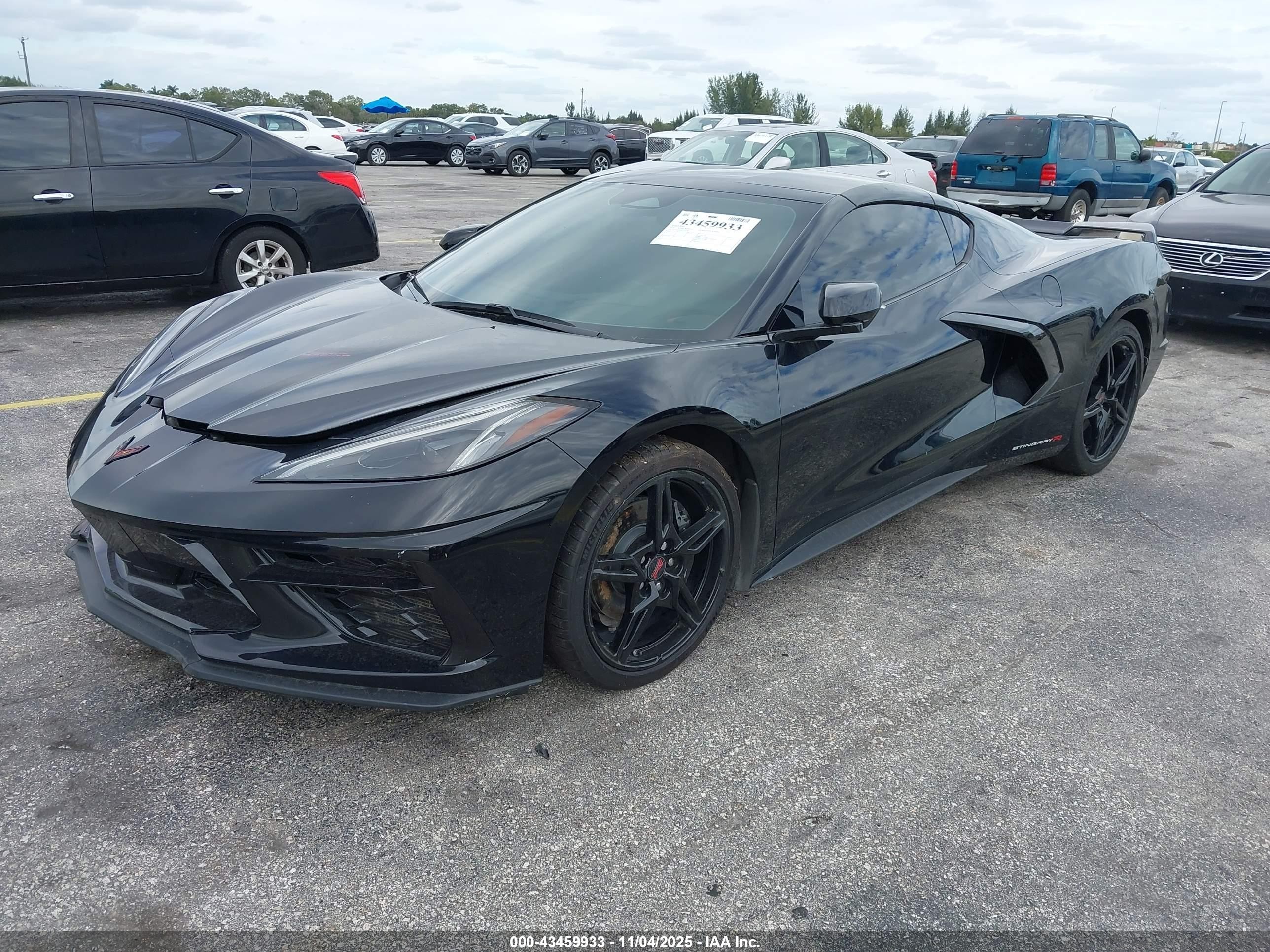 2024 Chevrolet Corvette Stingray VIN 1G1YA2D42R5109206 IAAI salvage auction — Rear End, Salvage (Arizona), sold $33,500 on 2026-07-08 (photo 2)