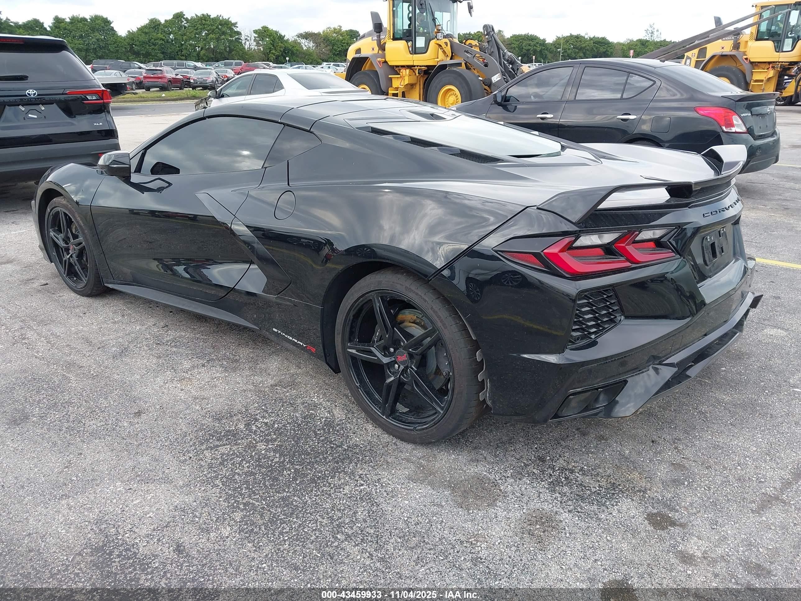 2024 Chevrolet Corvette Stingray VIN 1G1YA2D42R5109206 IAAI salvage auction — Rear End, Salvage (Arizona), sold $33,500 on 2026-07-08 (photo 3)