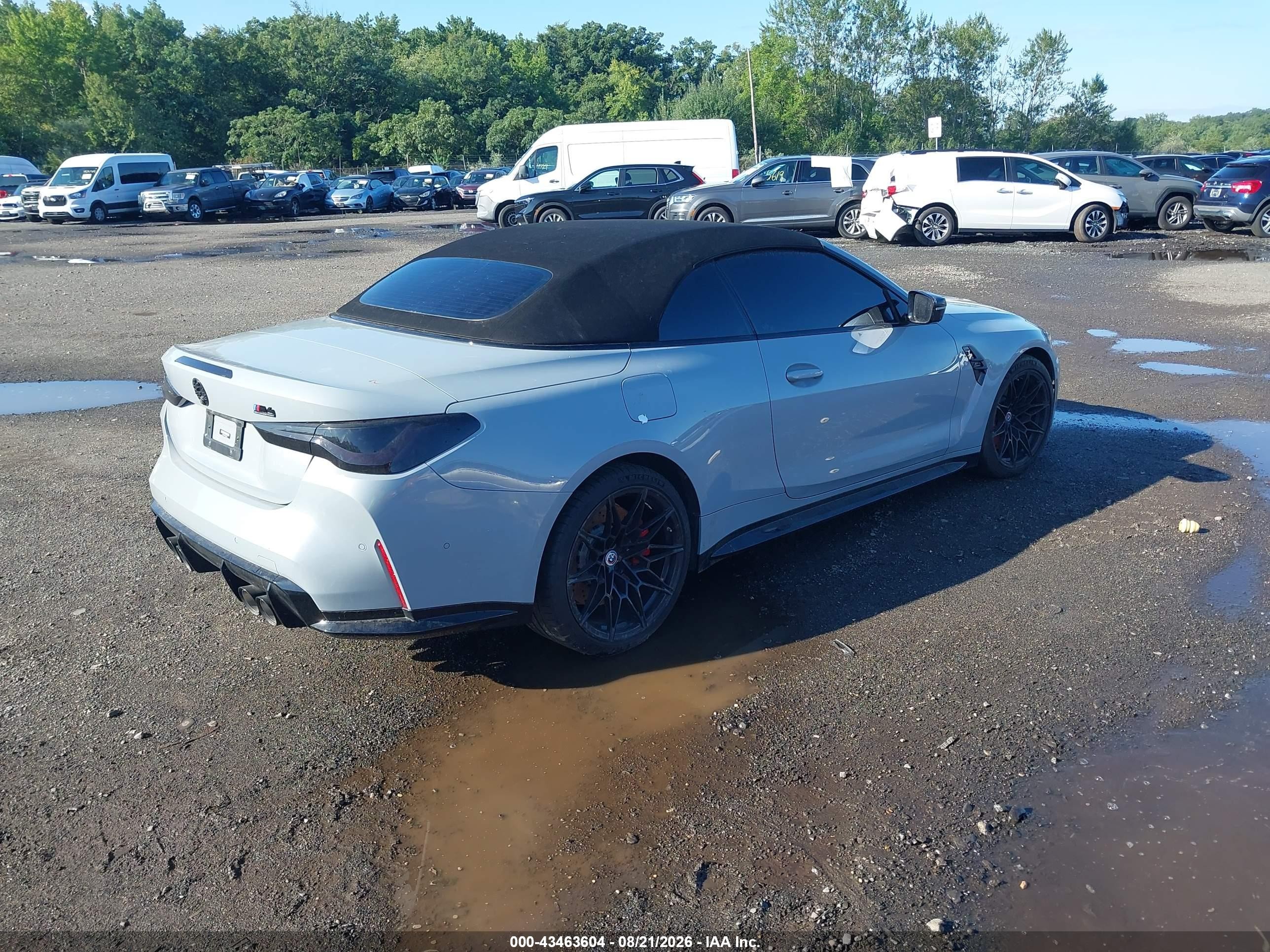 2023 BMW M4 VIN WBS33BA09PCL76566 IAAI salvage auction — Water/Flood, Salvage (Idaho), sold $36,000 on 2026-08-24 (photo 4)